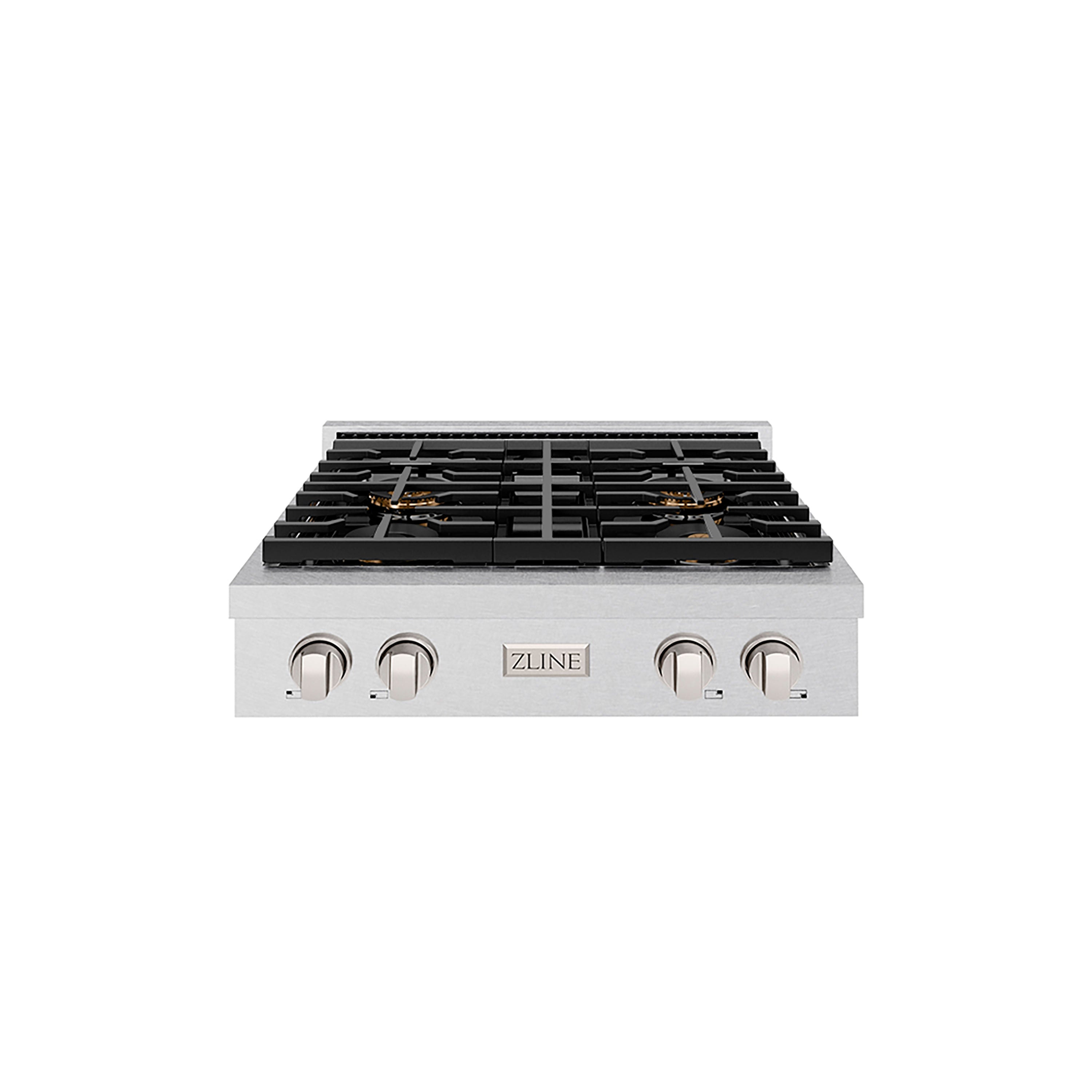 ZLINE 30 in. Paramount Gas Rangetop with 4 Burner DuoPro™ Cooktop in Satin Stainless Steel (PSRTS-30)