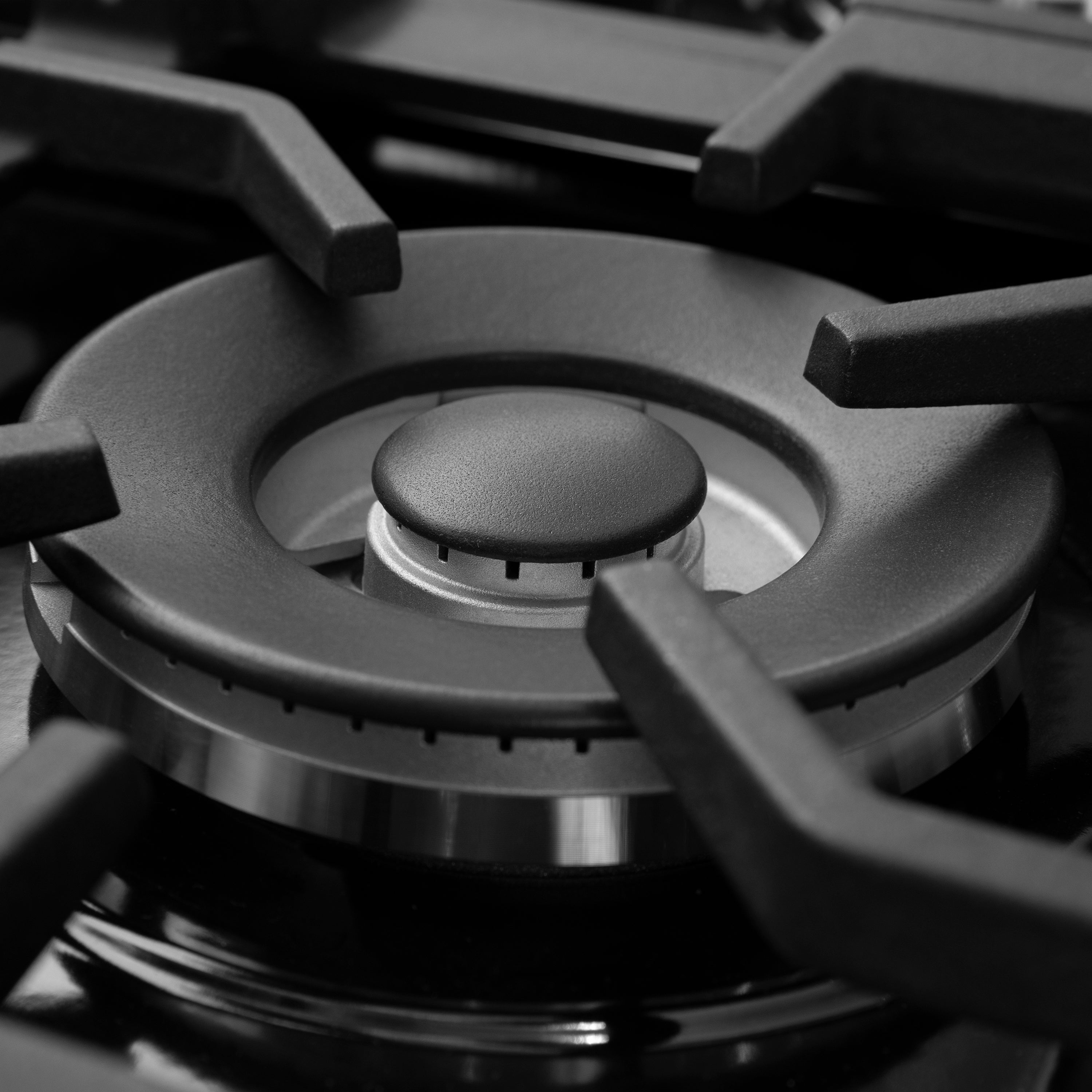 ZLINE 48 in. 6.0 cu. ft. Legacy Dual Fuel Range with 7 Burner Gas Cooktop and 2 Electric Ovens in Stainless Steel in Griddle (RA-GR-48)