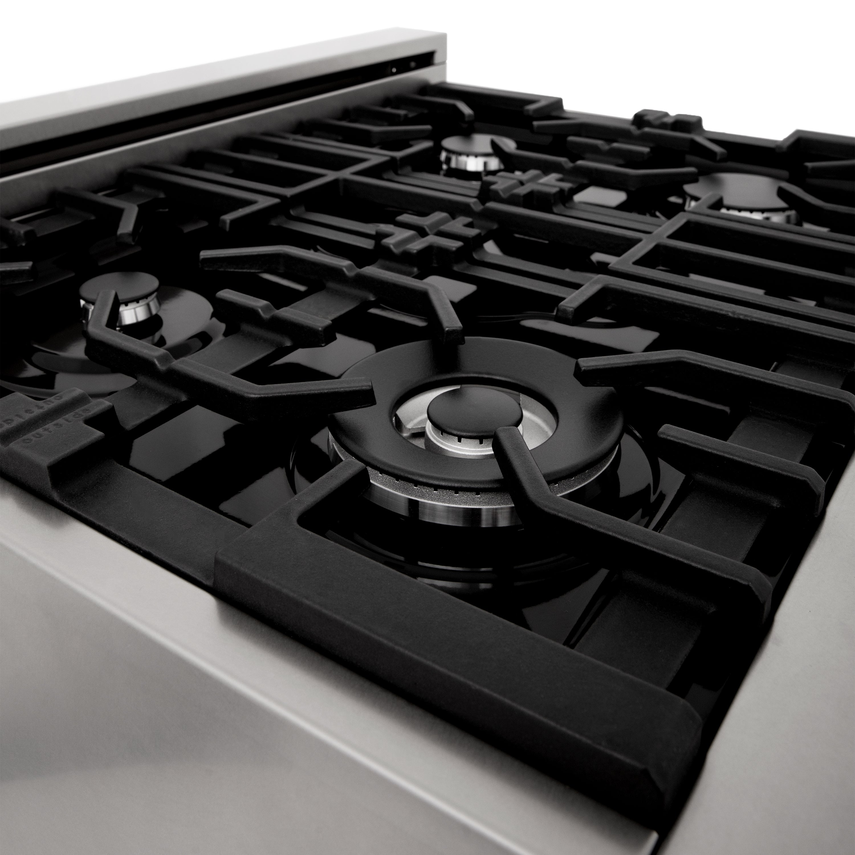 ZLINE 30 in. Kitchen Package with Stainless Steel Gas Range, Range Hood, Microwave Drawer and Tall Tub Dishwasher (4KP-RGRH30-MWDWV)