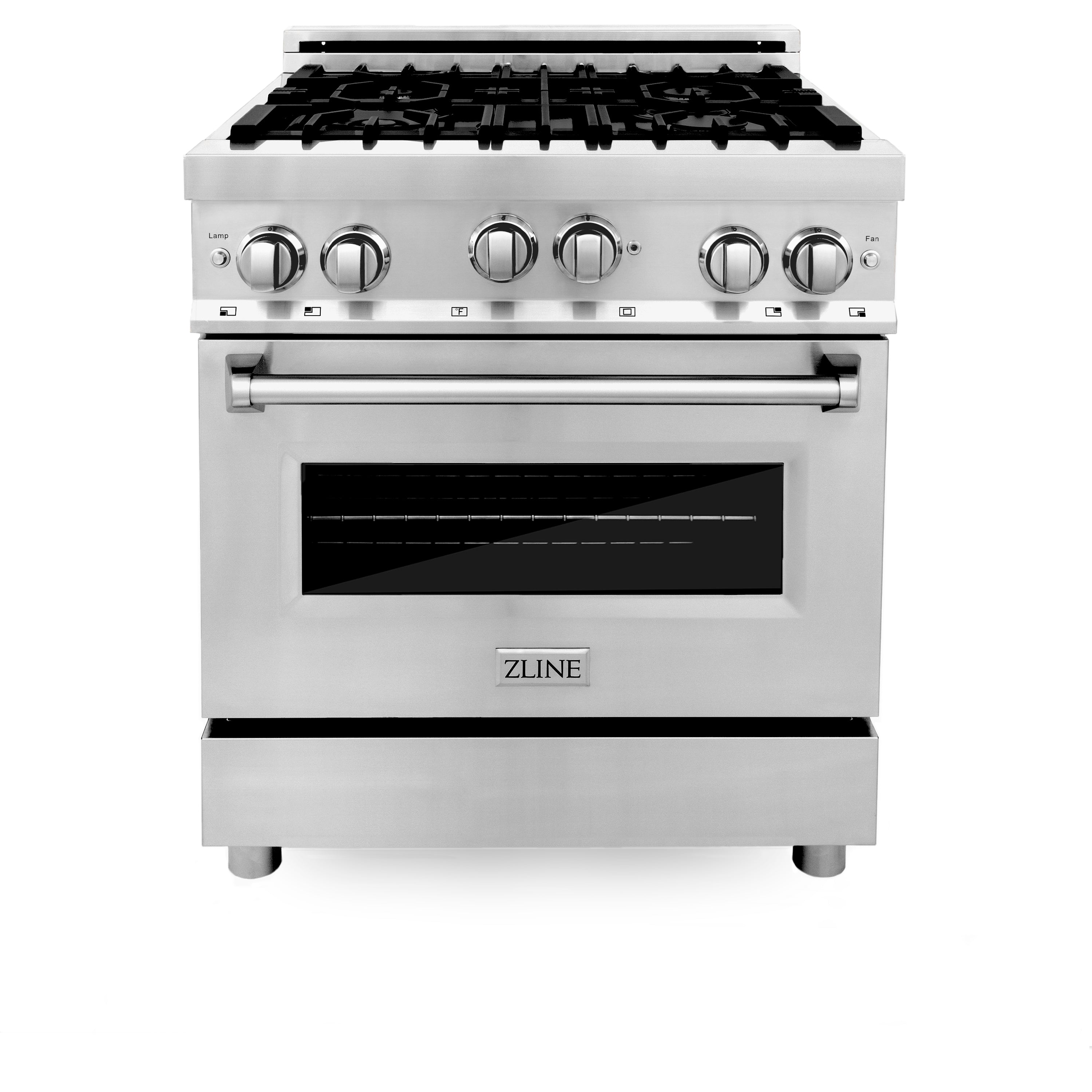 ZLINE 30 in. Kitchen Package with Stainless Steel Gas Range, Range Hood, Microwave Drawer and Tall Tub Dishwasher (4KP-RGRH30-MWDWV)