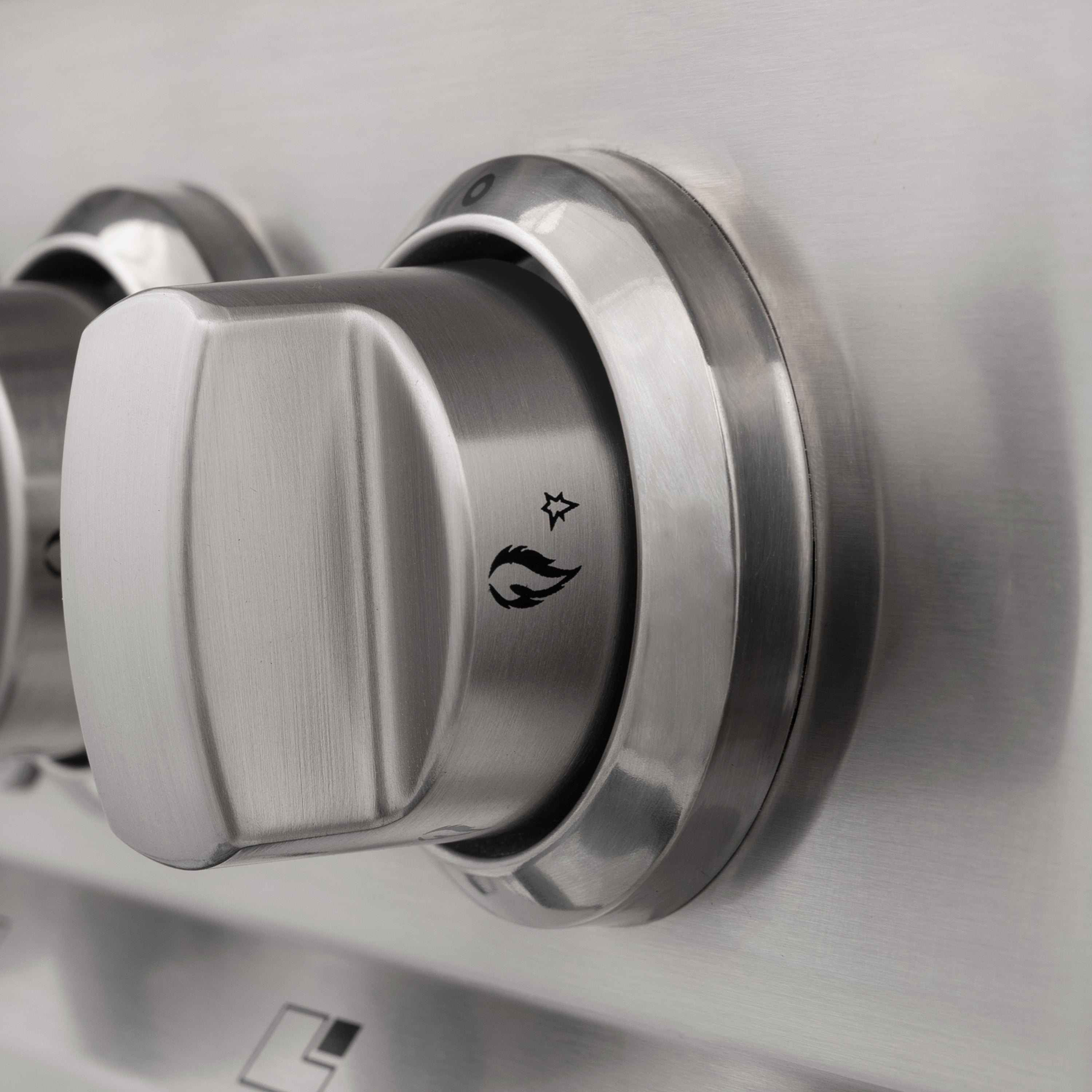 ZLINE 30 in. 4.0 cu. ft. Legacy Dual Fuel Range with 4 Burner Gas Cooktop and Electric Convection Oven in Stainless Steel and Red Matte Door (RA-RM-30)