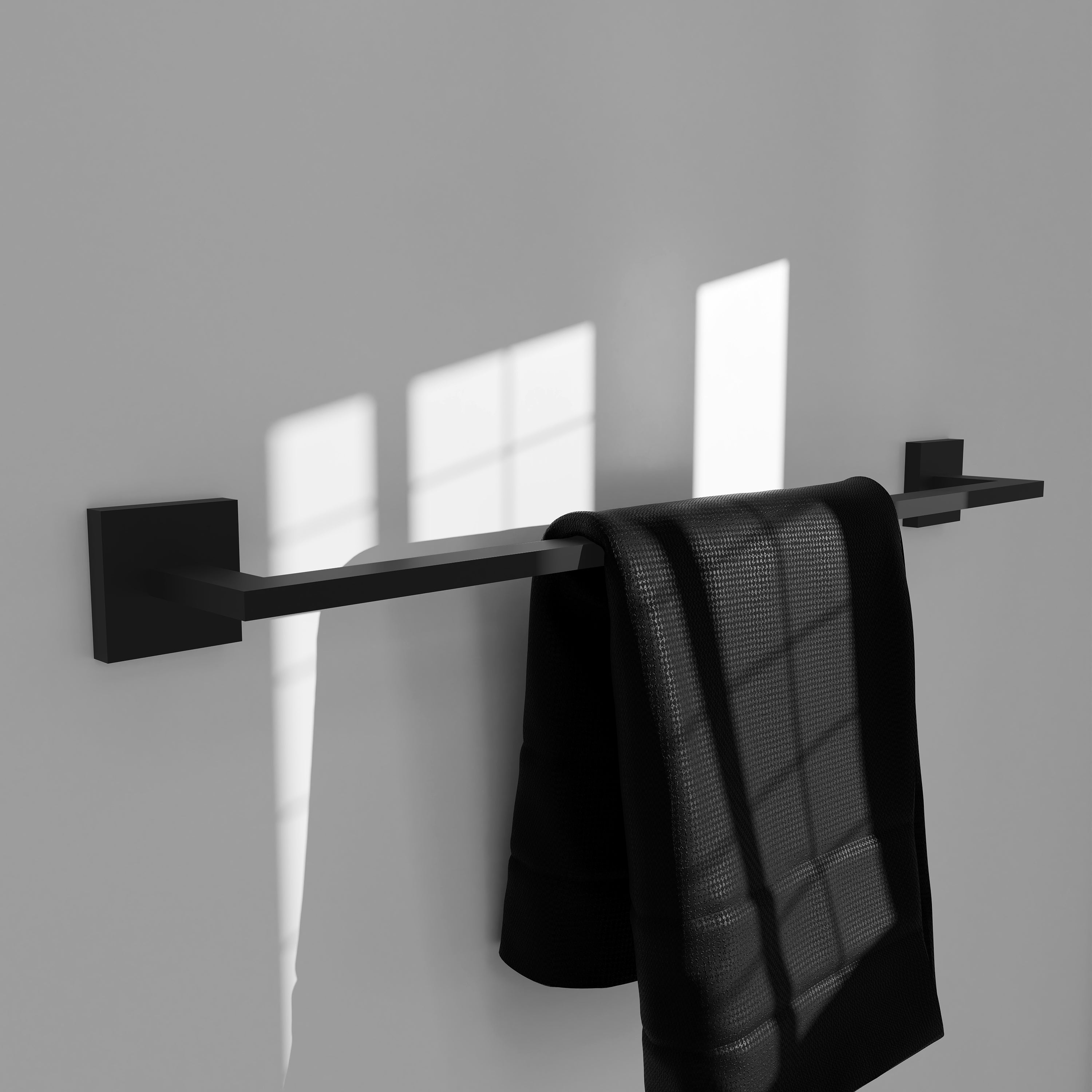 ZLINE Rubicon 24 in. Towel Rail in Matte Black (RBCN1-TR-MB)