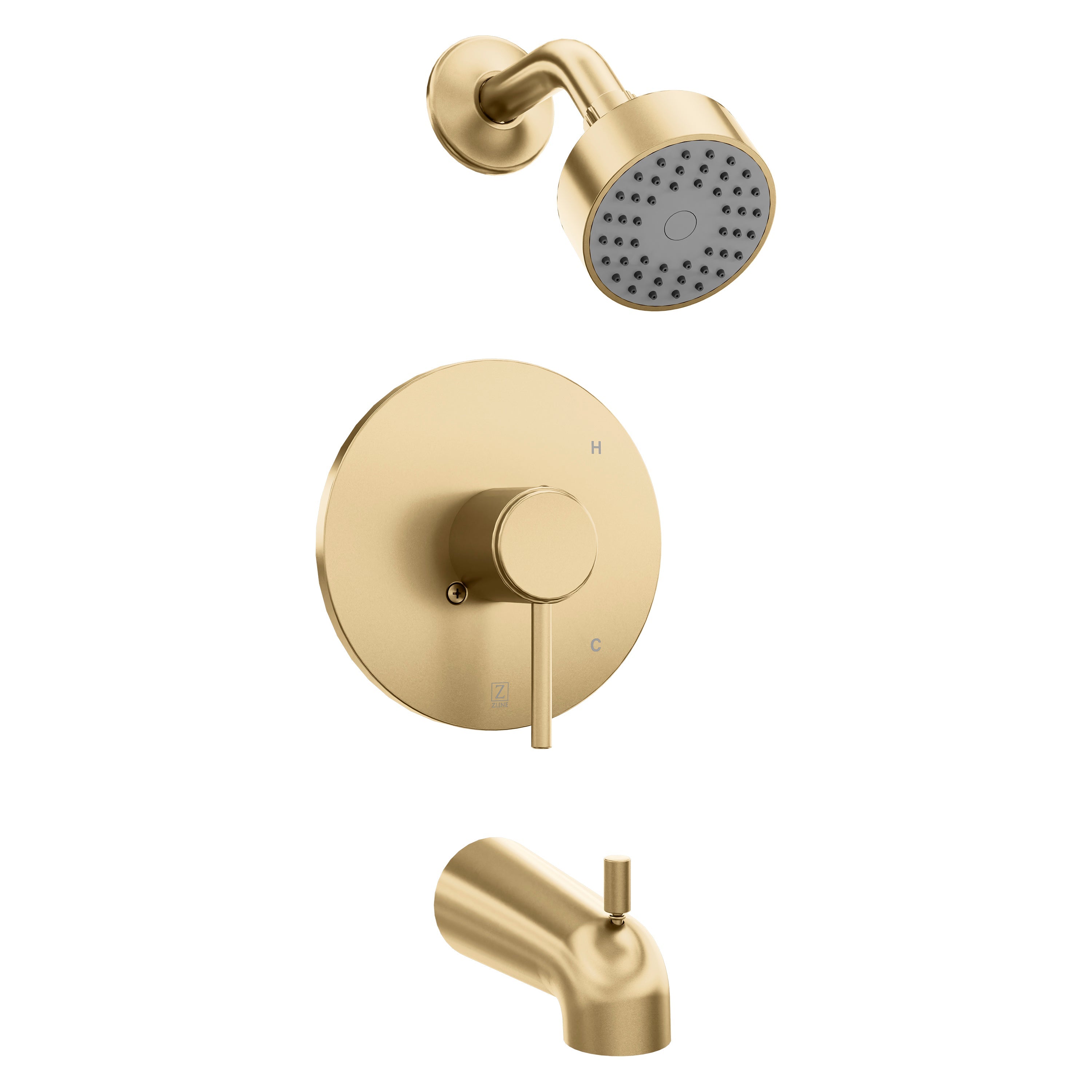 ZLINE Rubicon Elegant Shower System in Champagne Bronze (RBCN1-SHS-CB)