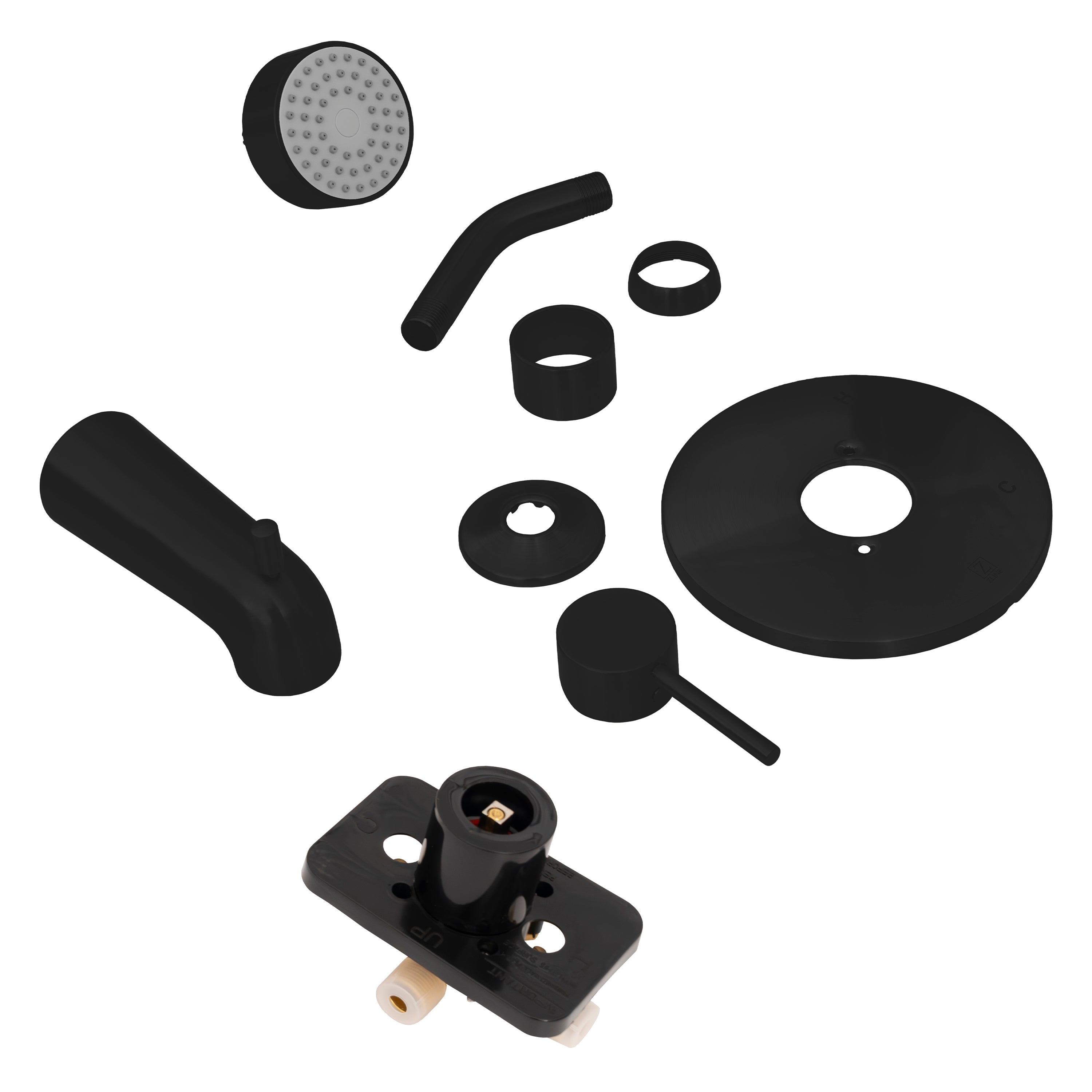 ZLINE Rubicon Elegant Shower System in Matte Black (RBCN1-SHS-MB)