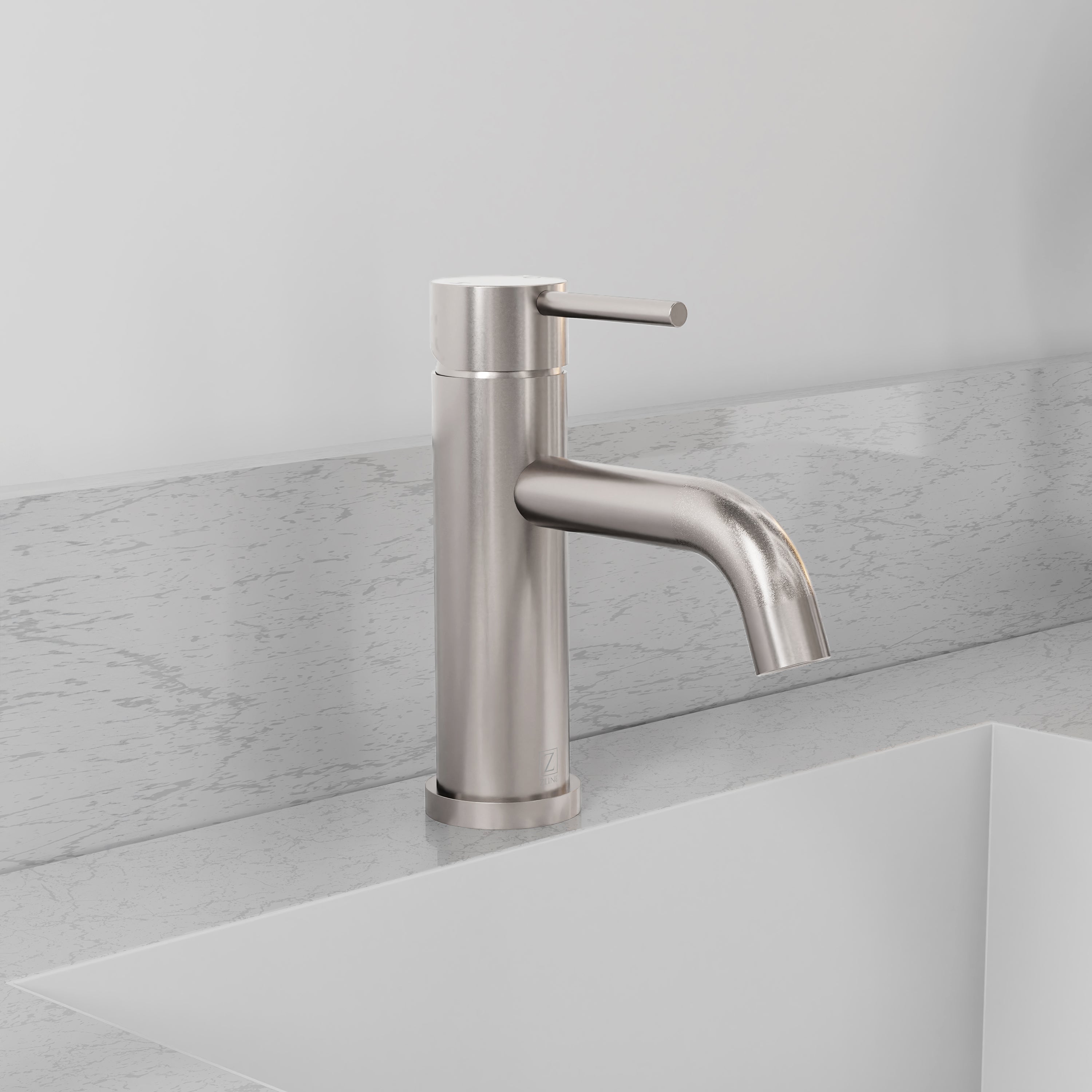 ZLINE Rubicon Elegant Single Handle Bath Faucet in Brushed Nickel (RBCN1-BF-BN)