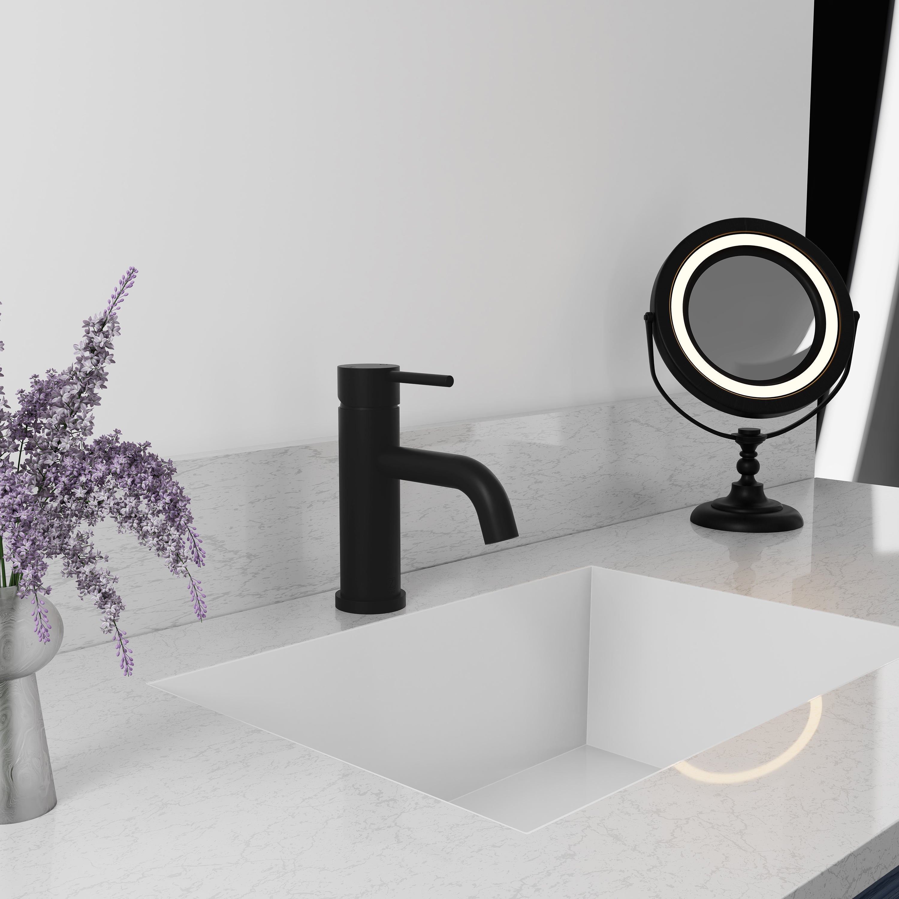 ZLINE Rubicon Elegant Single Handle Bath Faucet in Matte Black (RBCN1-BF-MB)