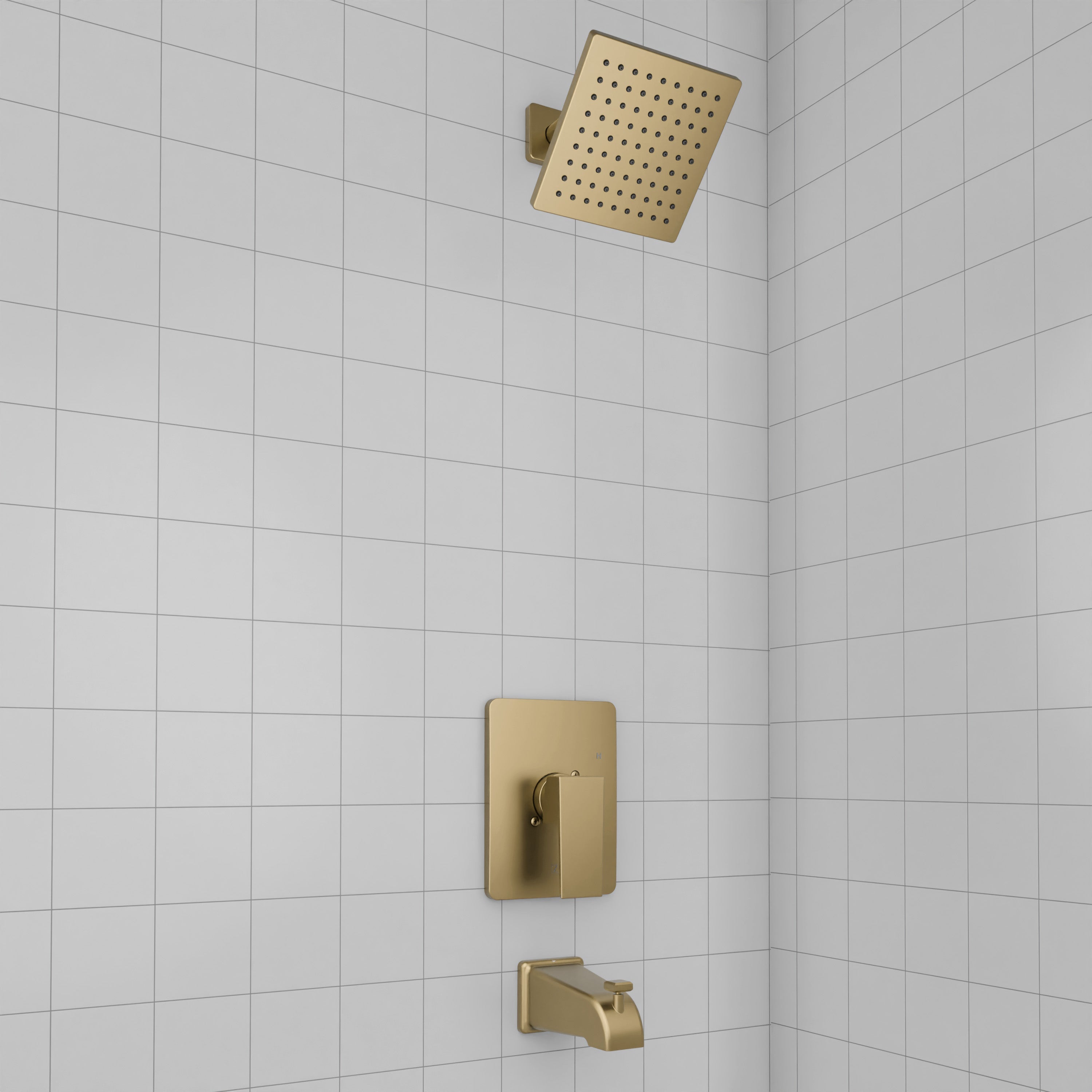 ZLINE Rubicon Modern Shower System in Champagne Bronze (RBCN2-SHS-CB)