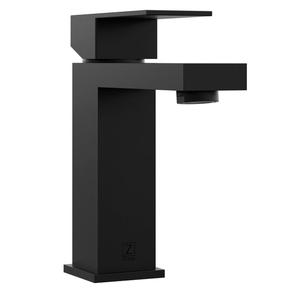 ZLINE Rubicon Modern Single Handle Bath Faucet in Matte Black (RBCN2-BF-MB)