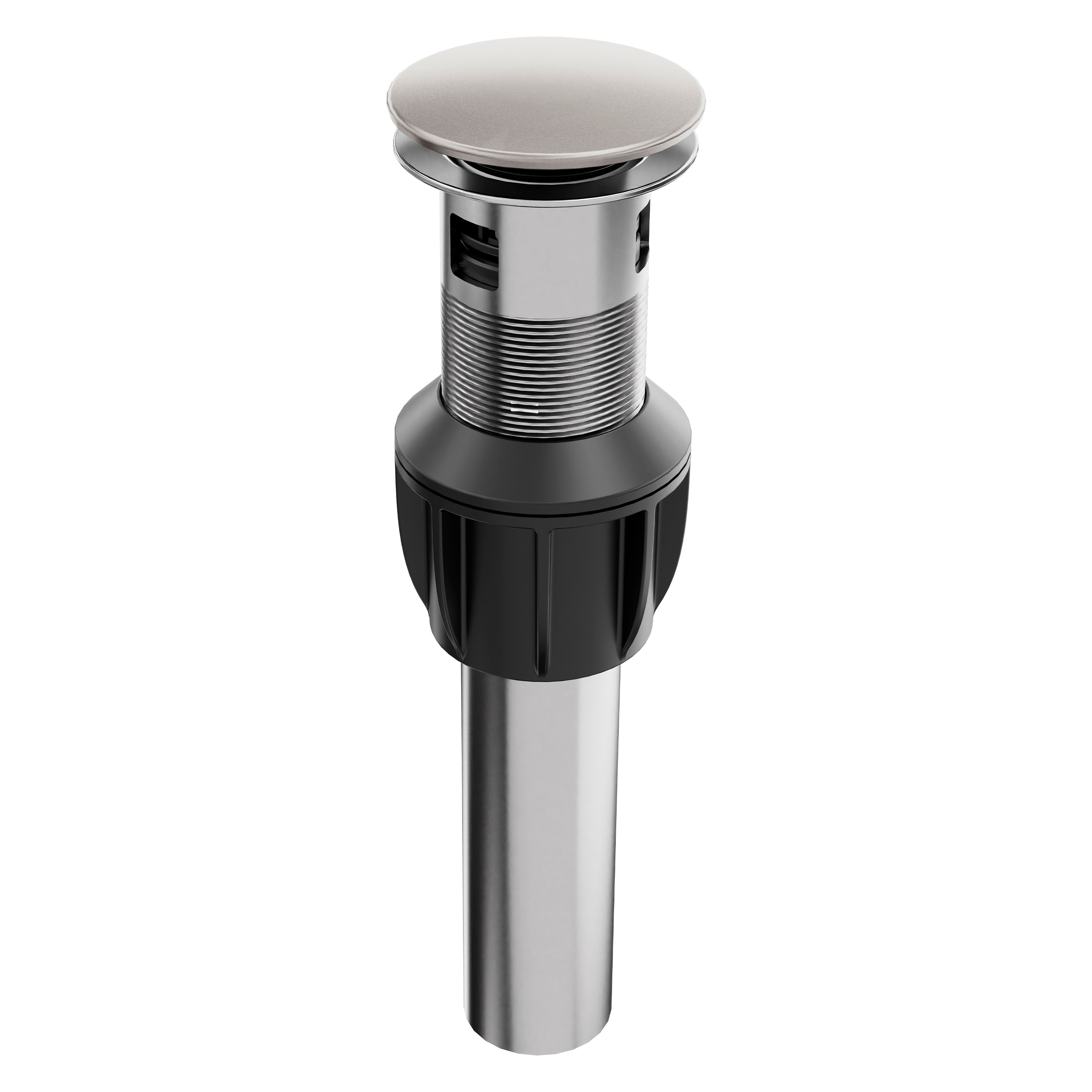 ZLINE Rubicon Push Button Drain in Brushed Nickel (RBCN1-PDO-BN)