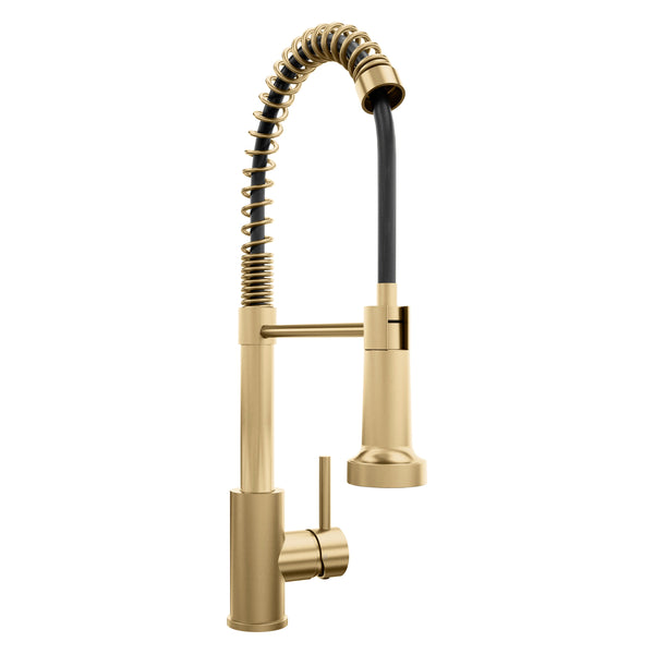ZLINE Rubicon Pull Down Spring Spray Wand Kitchen Faucet in Champagne Bronze (RBCN2-KF-CB)