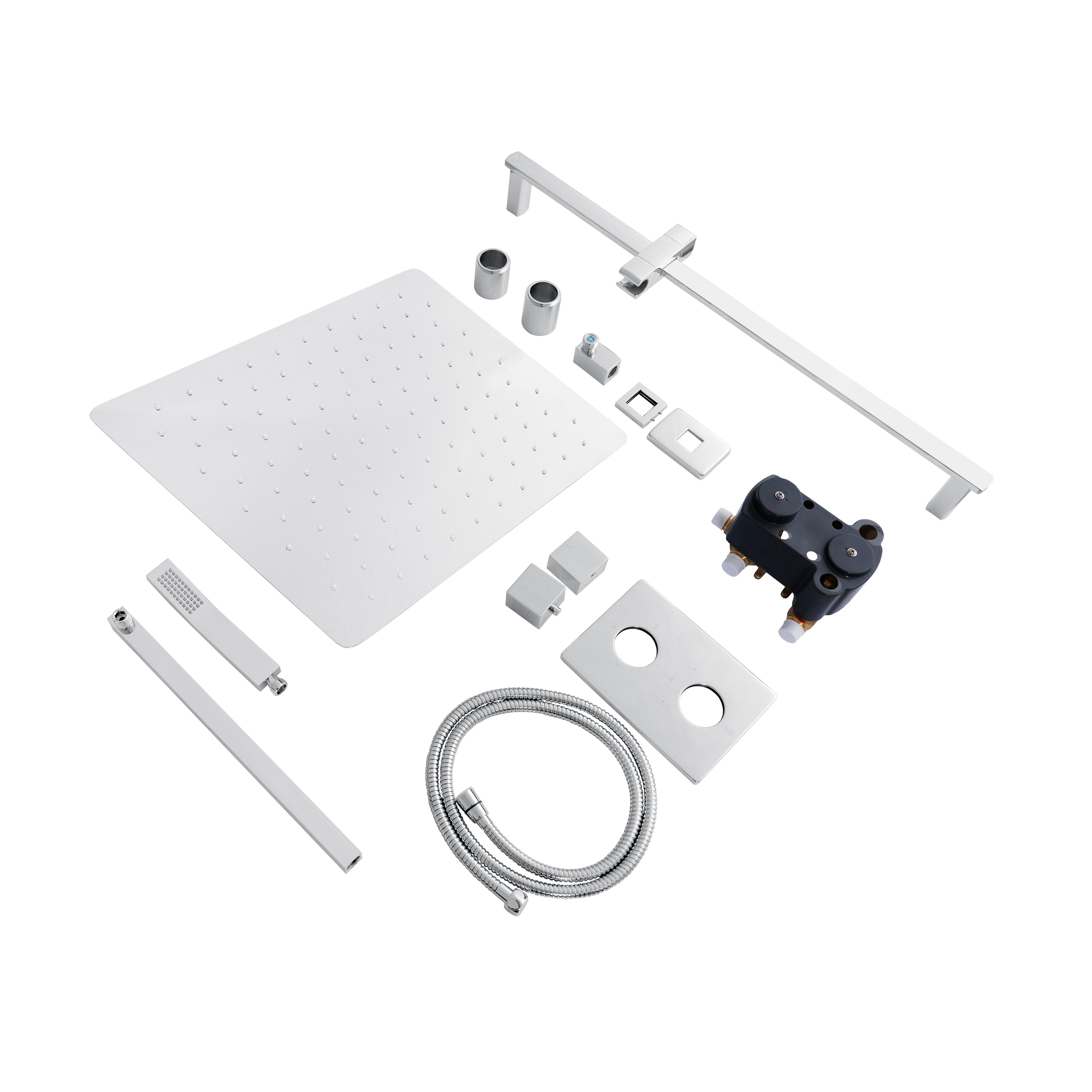 ZLINE Crystal Bay Thermostatic Shower System in Chrome (CBY-SHS-T2-CH)