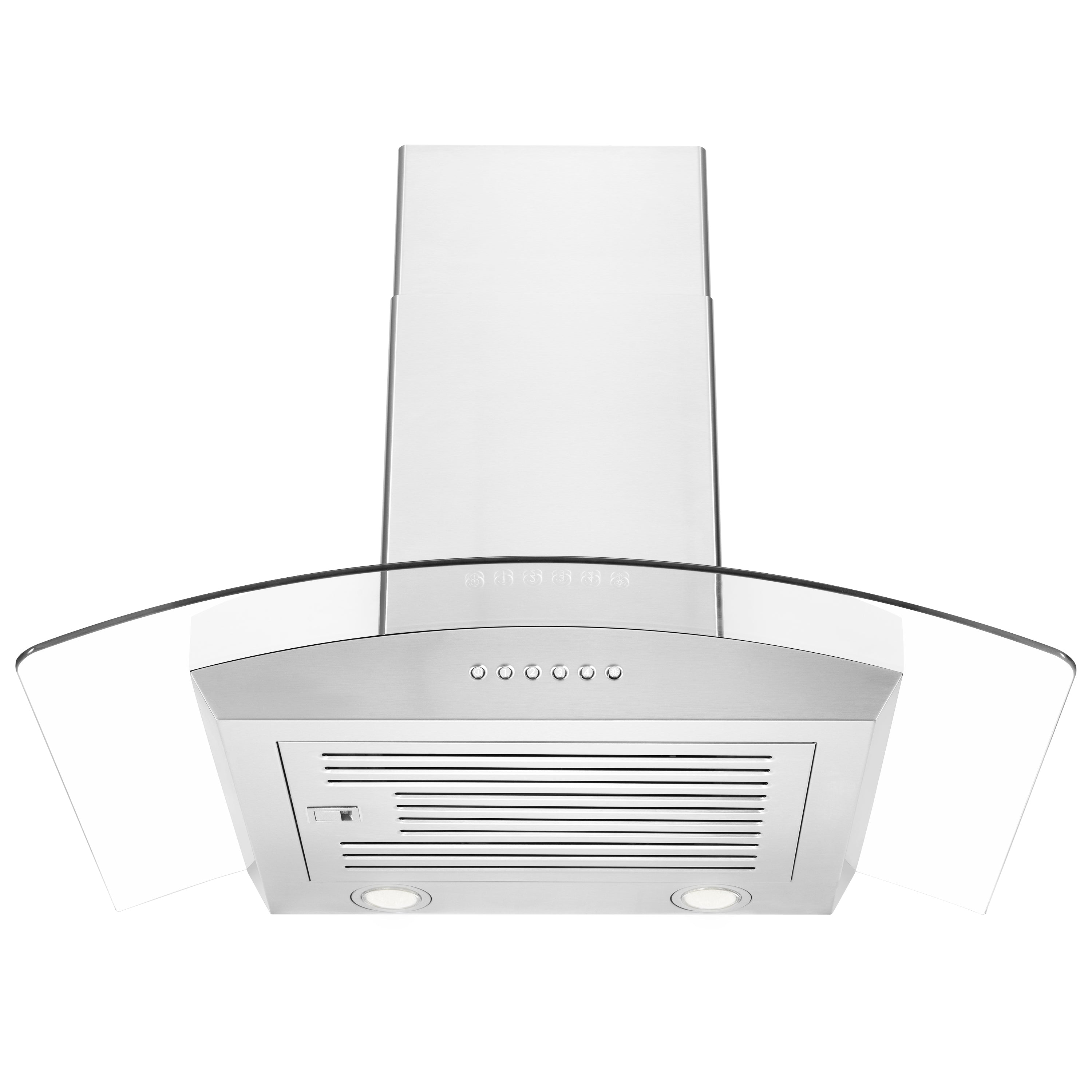 ZLINE 36” Alpine Series Convertible Wall Mount Range Hood in Stainless Steel with Remote Control, LED lighting, and Dishwasher-Safe Baffle Filters (ALP70WL-36)