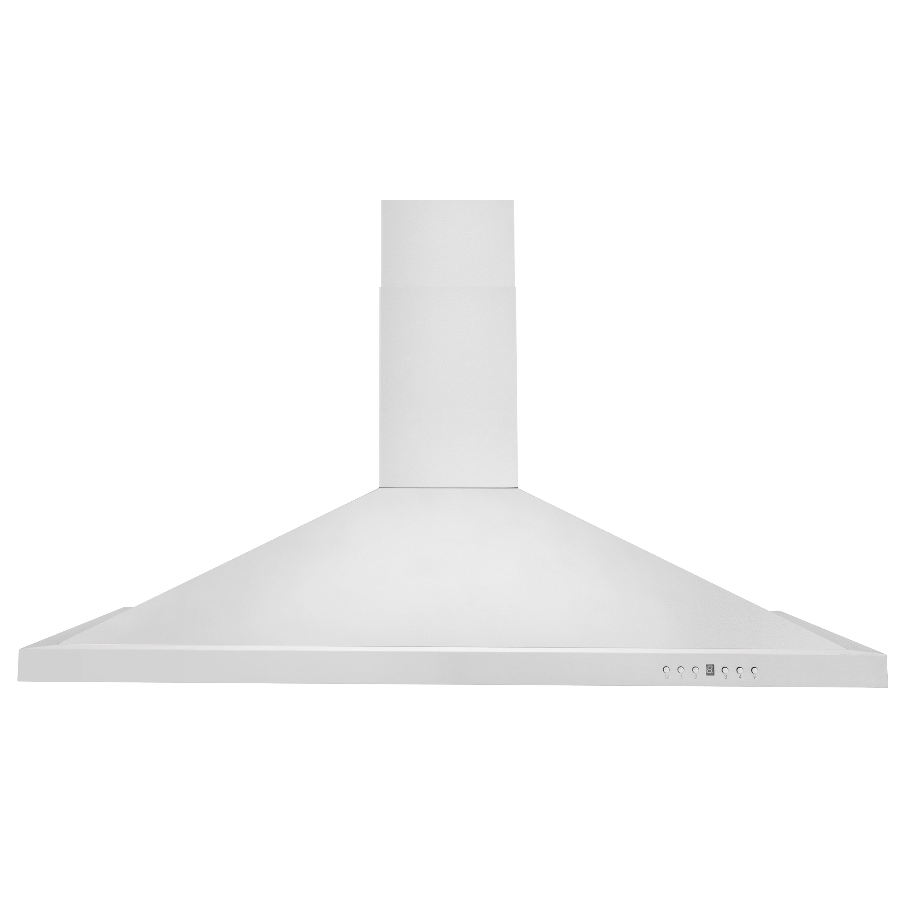 ZLINE 48" Convertible Wall Mount Range Hood in Stainless Steel with Set of 2 Charcoal Filters, LED lighting and Dishwasher-Safe Baffle Filters (KB-CF-48)