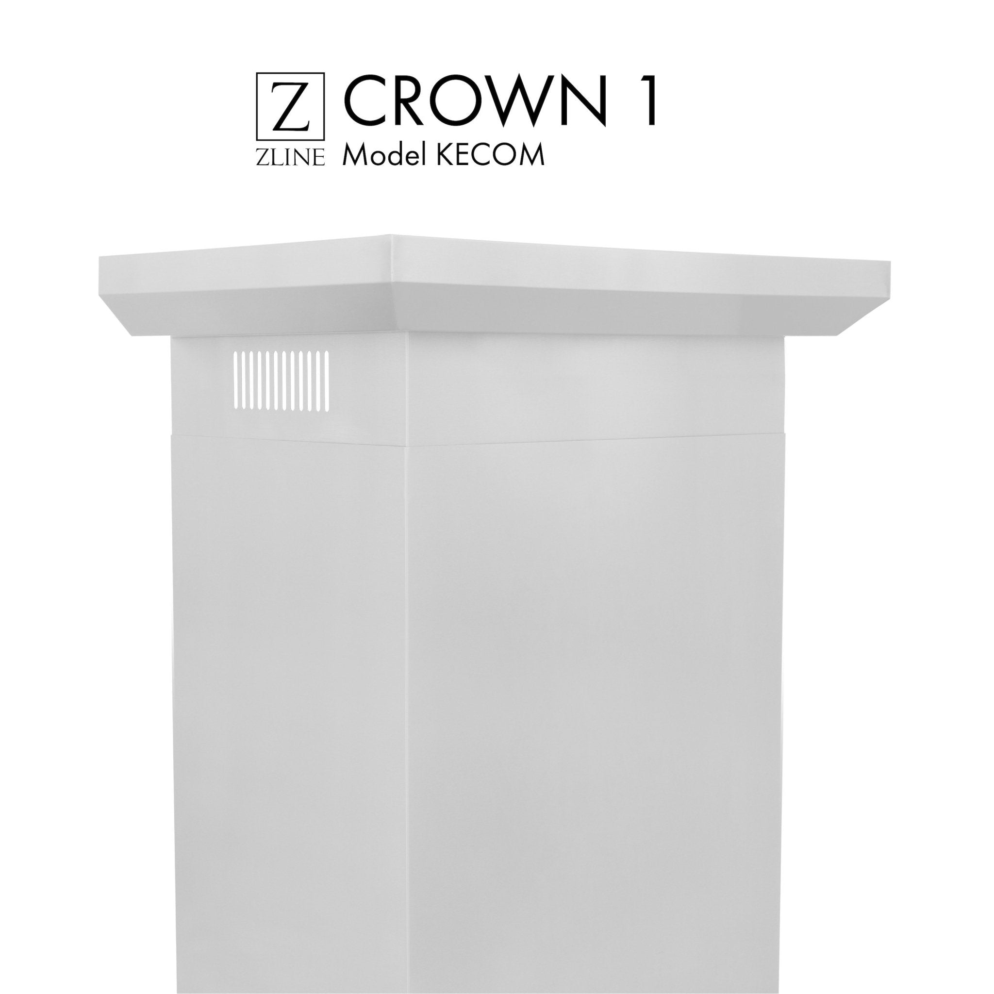 ZLINE Crown Molding Profile 1 for Wall Mount Range Hood (CM1-KECOM)