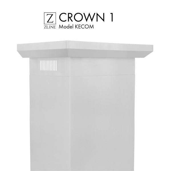 ZLINE Crown Molding Profile 1 for Wall Mount Range Hood (CM1-KECOM)
