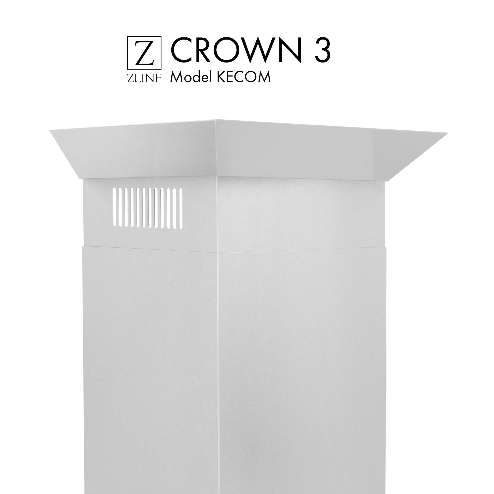 ZLINE Crown Molding Profile 3 for Wall Mount Range Hood (CM3-KECOM)