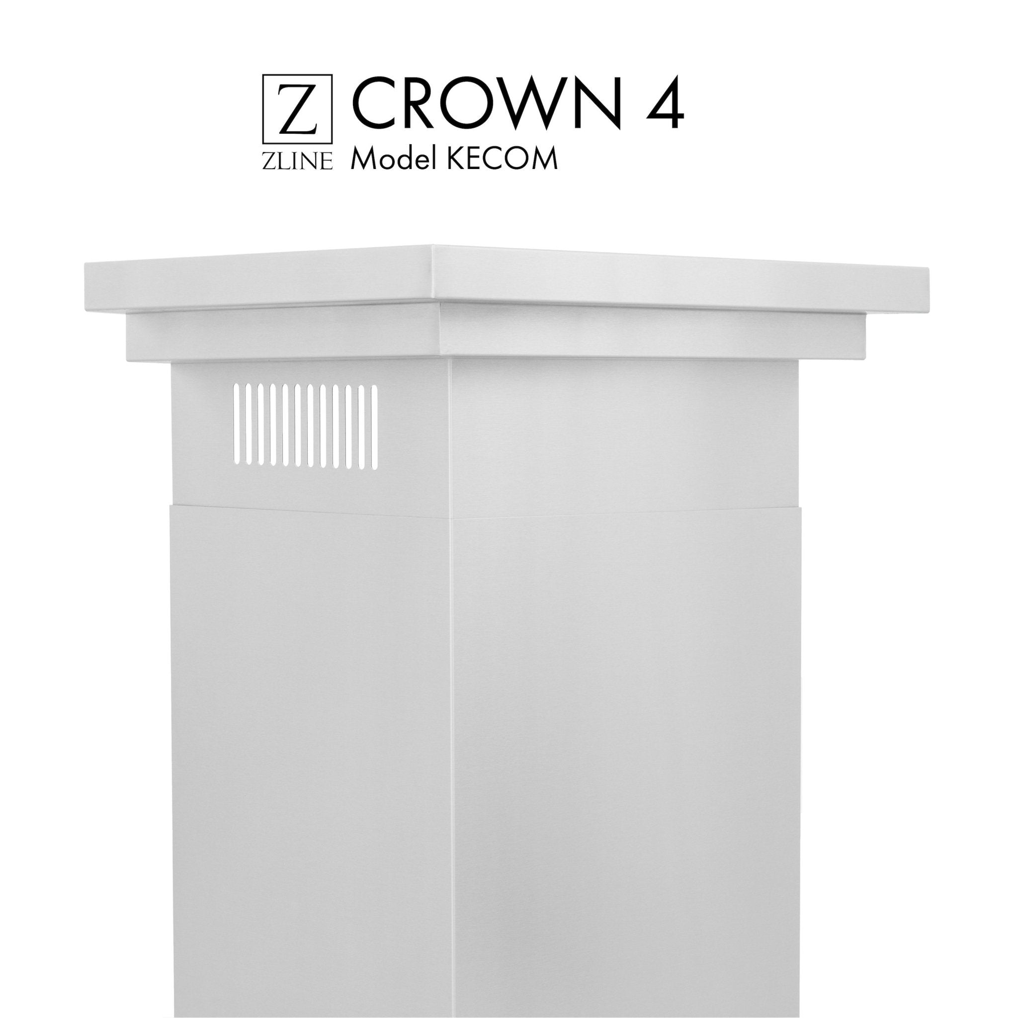 ZLINE Crown Molding Profile 4 for Wall Mount Range Hood (CM4-KECOM)