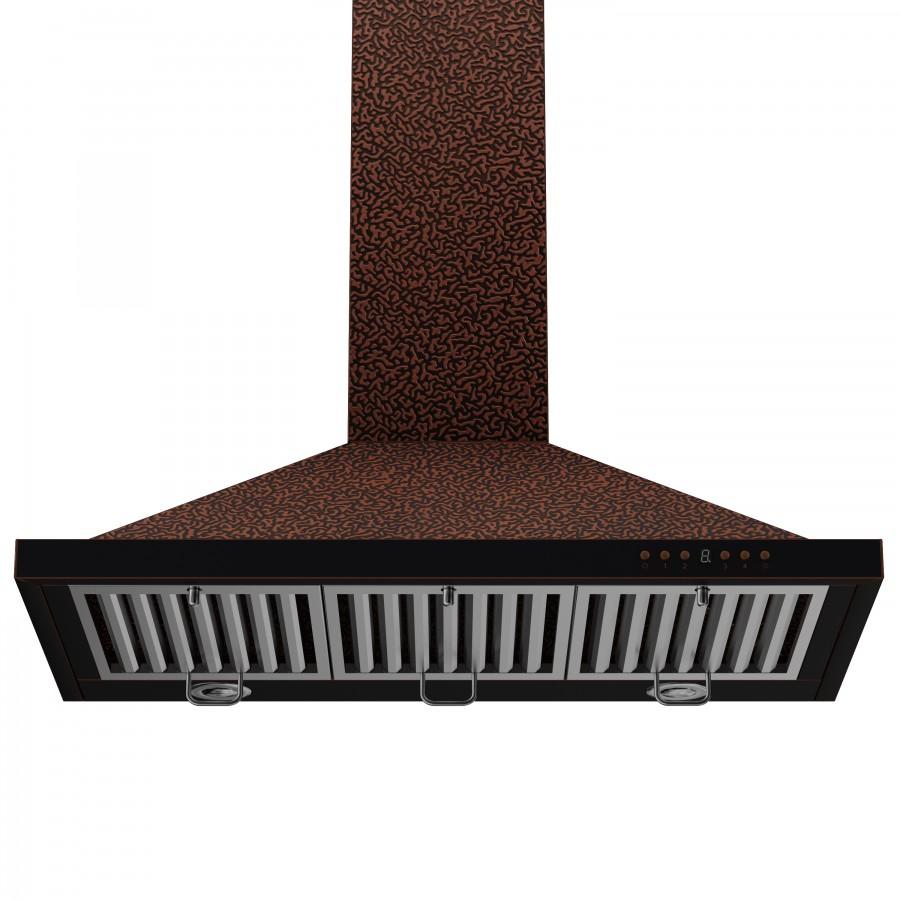 ZLINE 36 in. Designer Series Convertible Vent Wall Mount Range Hood (8KBE-36)