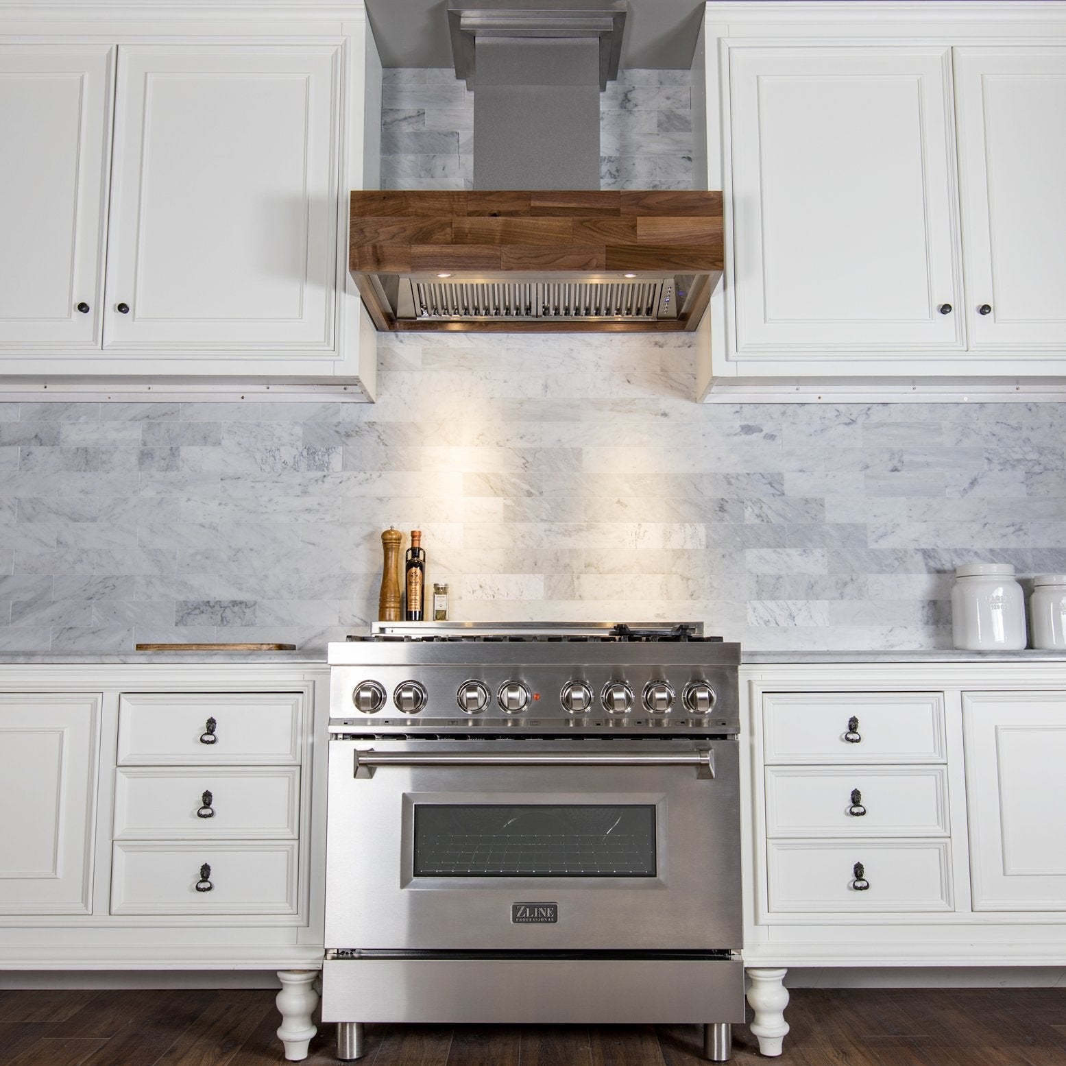 ZLINE 30 in. Convertible Designer Series Wooden Wall Mount Range Hood in Butcher Block (681W-30)