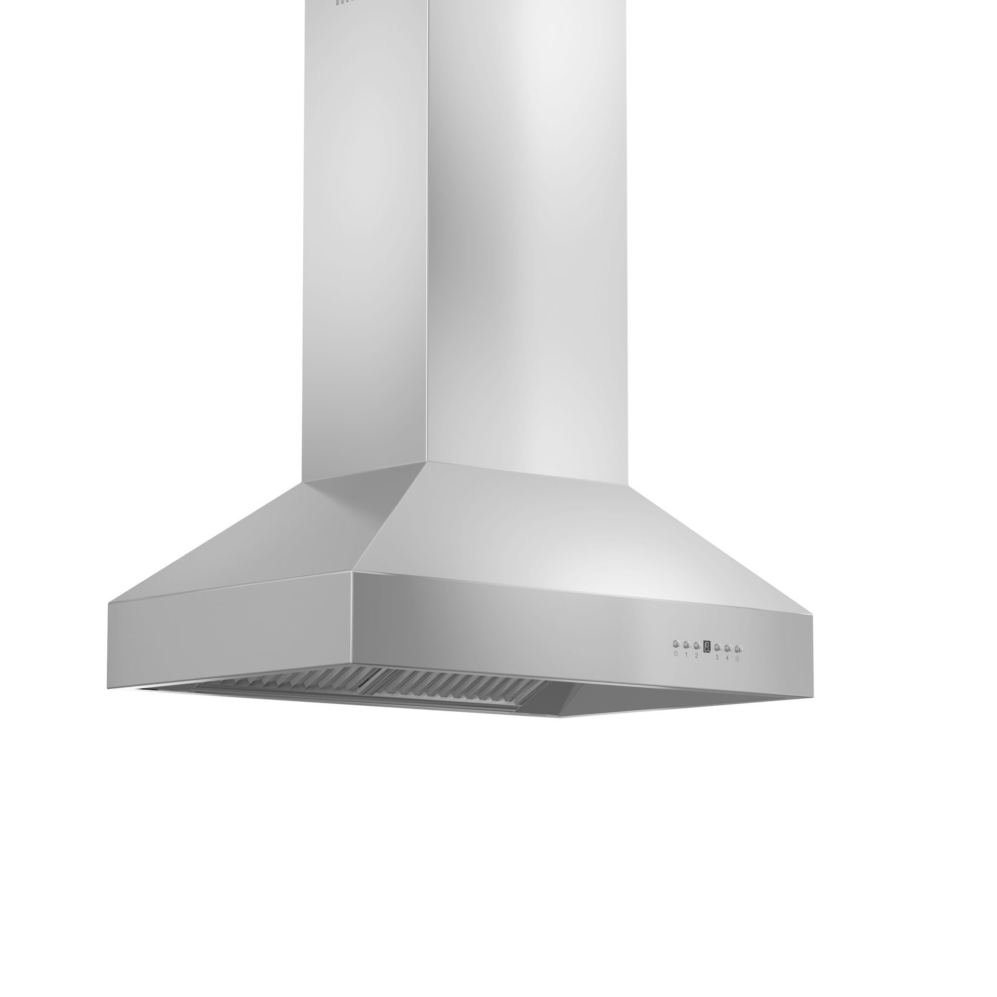 ZLINE Ducted Island Mount Range Hood in Stainless Steel (697i)