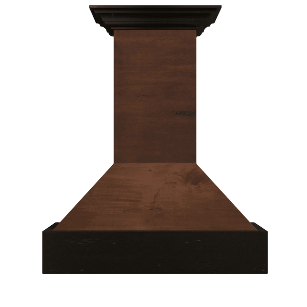 ZLINE Model 9355 Wall Mount Wood Range Hood - Antigua and Walnut (9355AR)