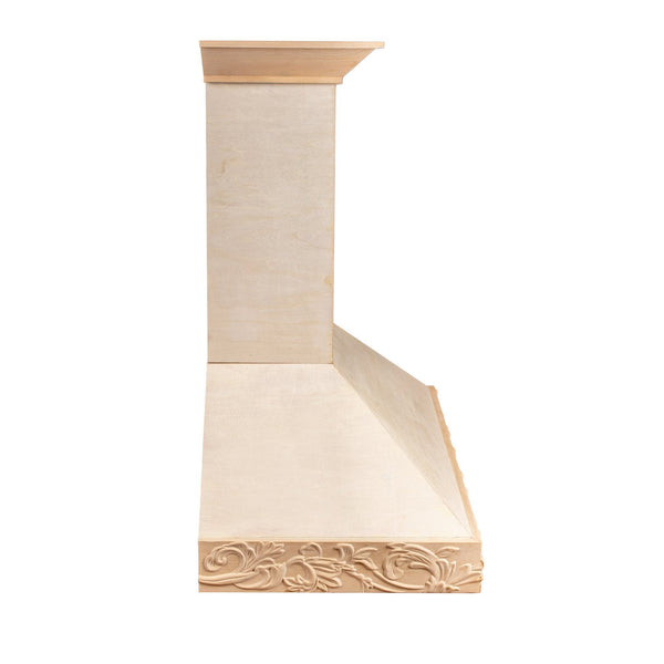 ZLINE 36 in. Ducted Unfinished Wooden Wall Mount Range Hood