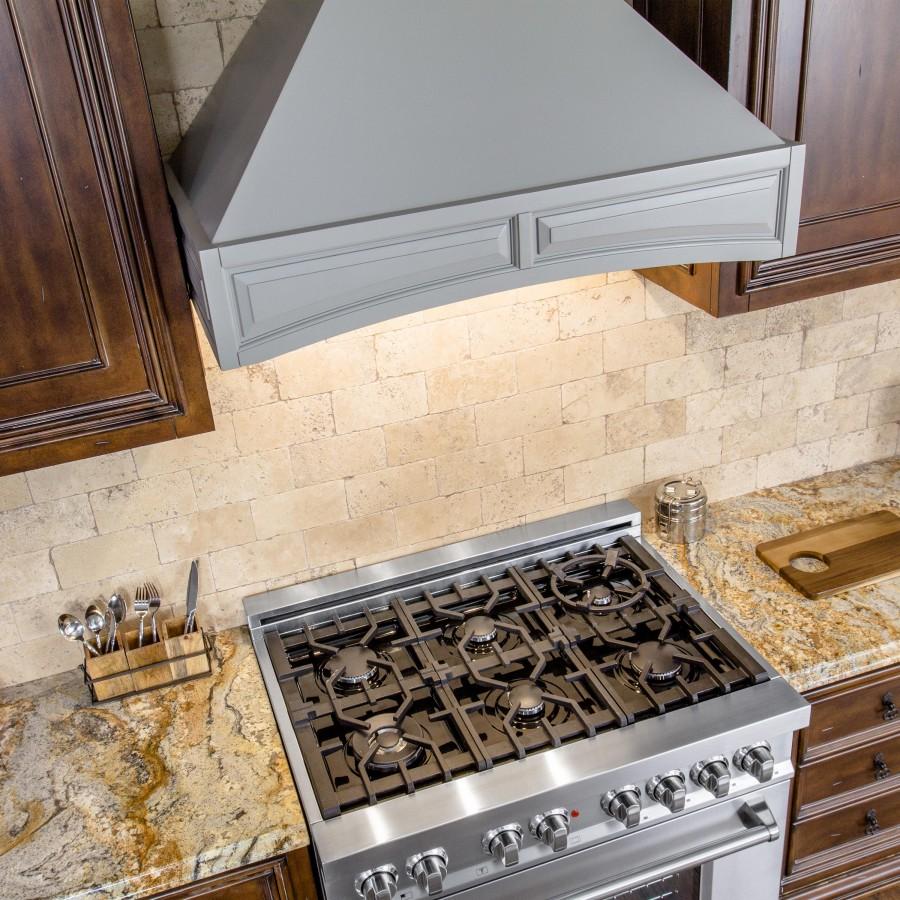 ZLINE Wooden Wall Mount Range Hood in Gray (321UU)