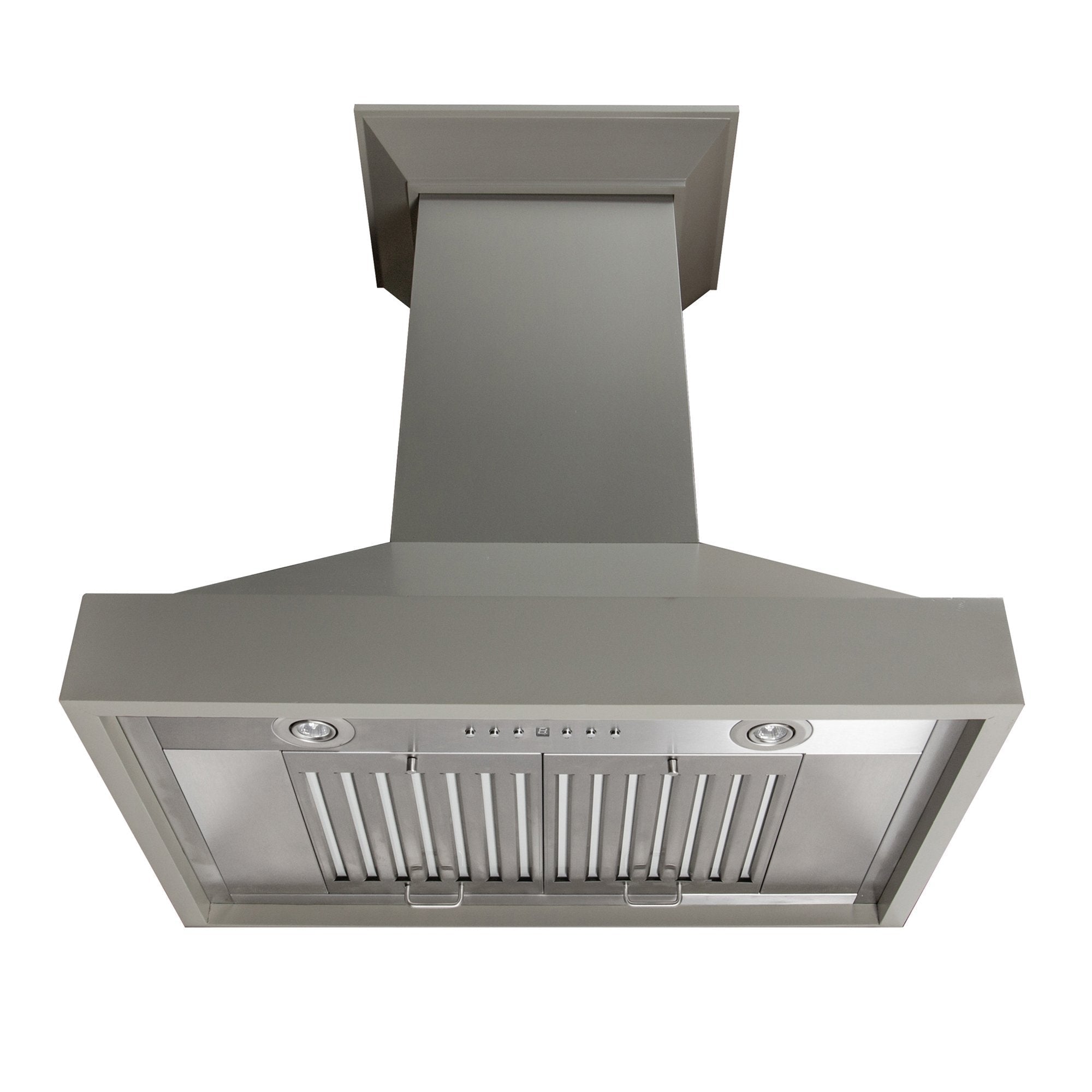 ZLINE 42 in. Ducted Wooden Wall Mount Range Hood in Gray (KBUU-42)
