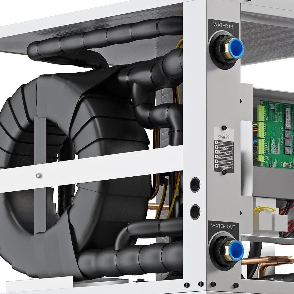 MrCool 2 Ton 36.5 EER 2 Stage GeoCool Geothermal Heat Pump  Downflow Package Unit