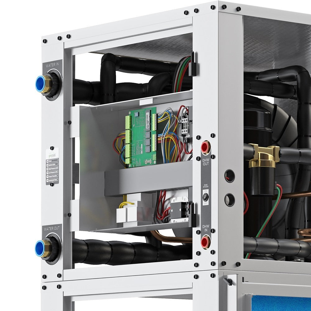 MrCool 5 Ton 31 EER 2 Stage GeoCool Geothermal Heat Pump Downflow Package Unit