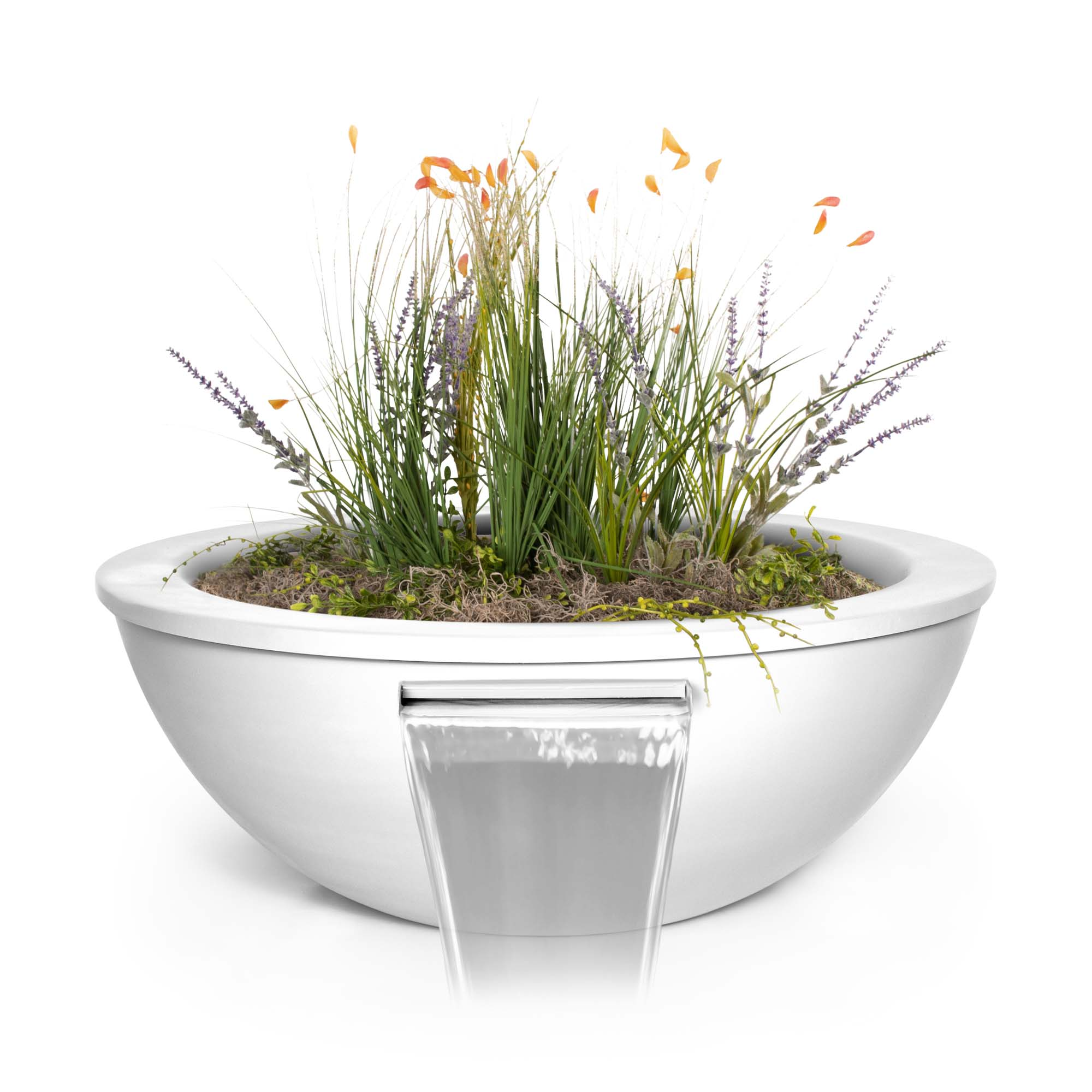 SEDONA PLANTER & WATER BOWL – METAL POWDER COAT