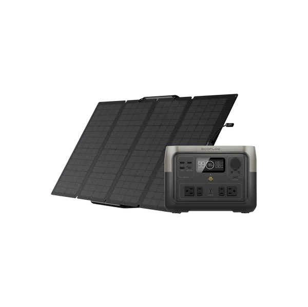 EcoFlow RIVER 2 Max + 160W Portable Solar Panel