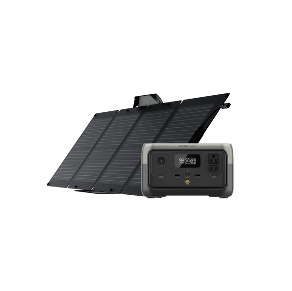 EcoFlow RIVER 2 + 110W Portable Solar Panel
