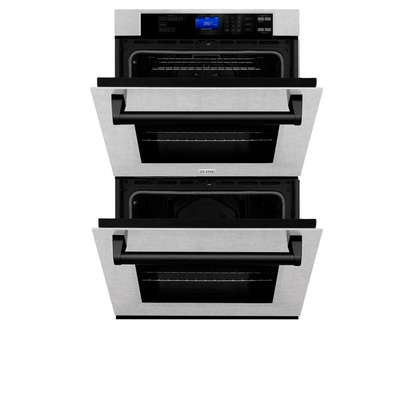 ZLINE 30" Autograph Edition Double Wall Oven with Self Clean and True Convection in DuraSnow Stainless Steel (AWDSZ-30)