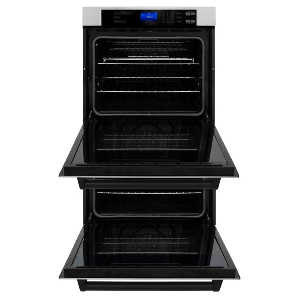 ZLINE 30" Autograph Edition Double Wall Oven with Self Clean and True Convection in DuraSnow Stainless Steel (AWDSZ-30)