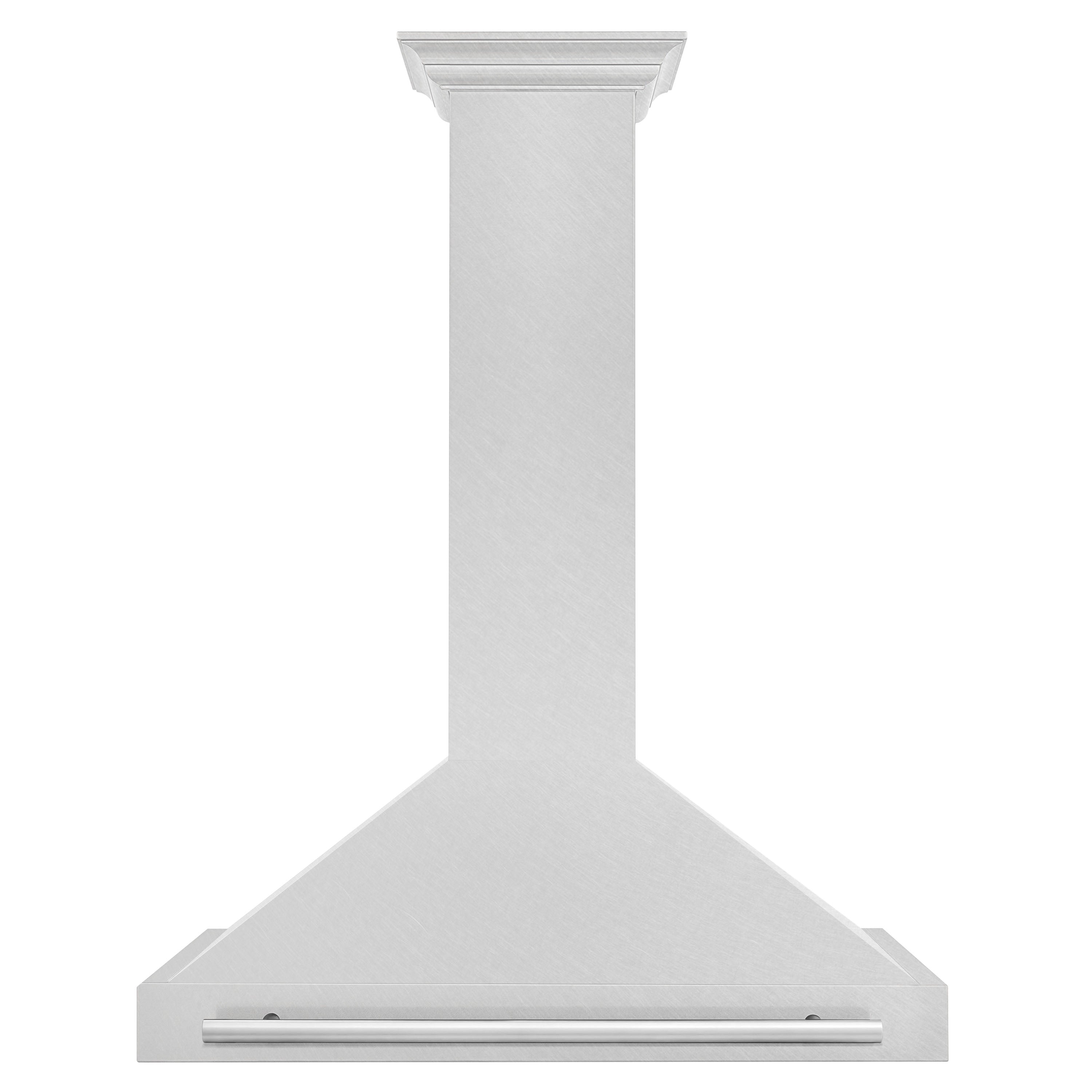 ZLINE 36 in. DuraSnow Stainless Steel Range Hood with Colored Shell Options and Stainless Steel Handle (KB4SNX-36)