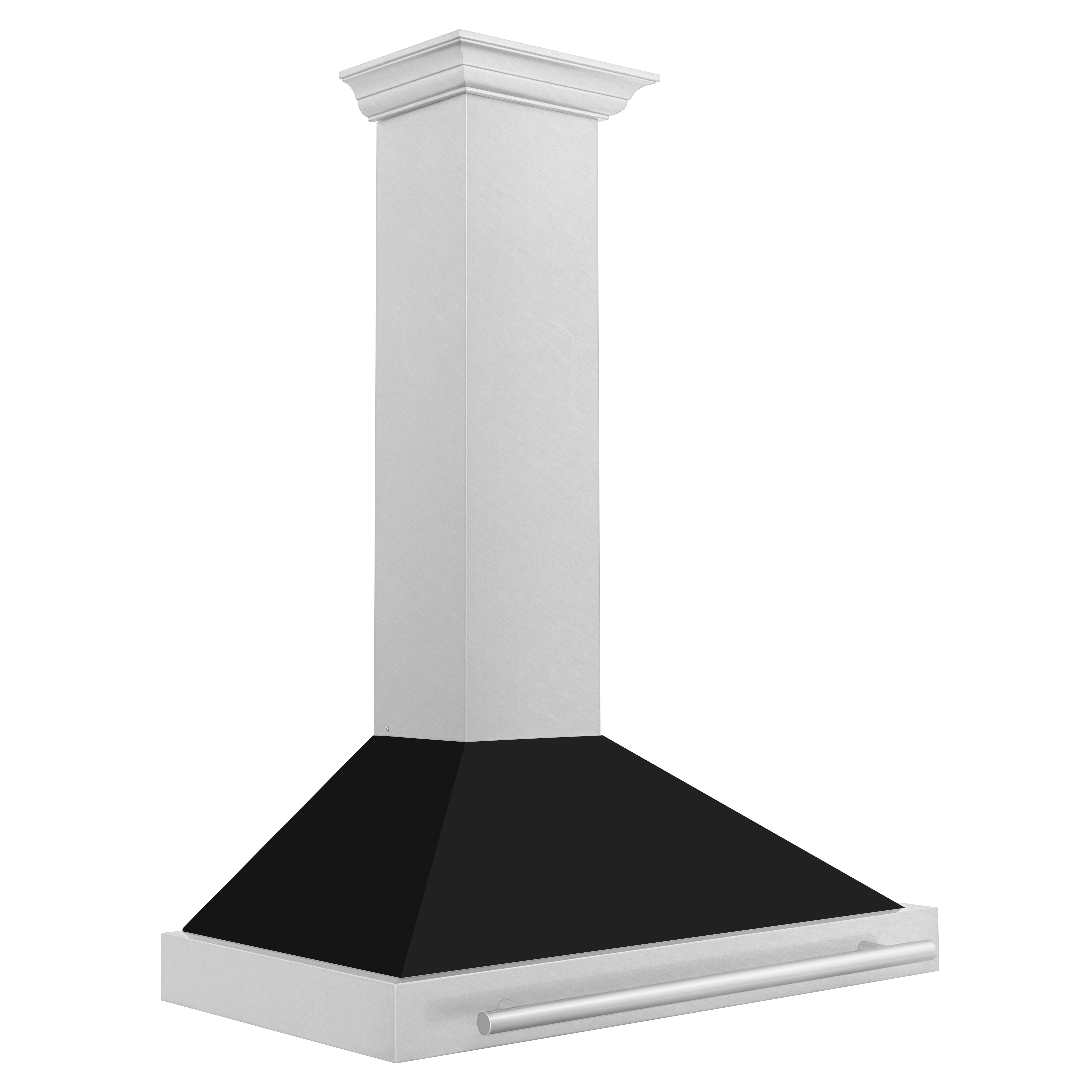 ZLINE 36 in. DuraSnow Stainless Steel Range Hood with Colored Shell Options and Stainless Steel Handle (KB4SNX-36)