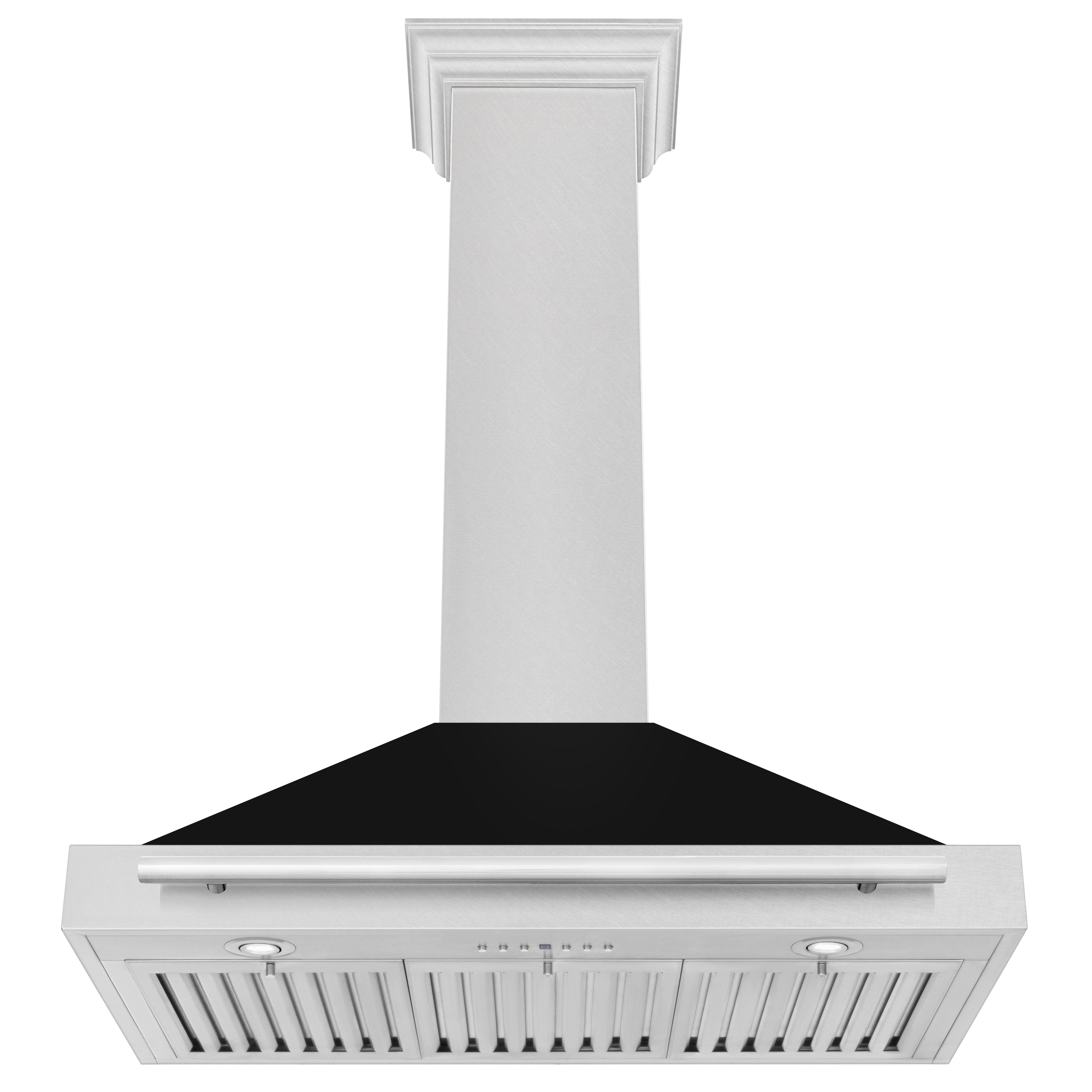 ZLINE 36 in. DuraSnow Stainless Steel Range Hood with Colored Shell Options and Stainless Steel Handle (KB4SNX-36)