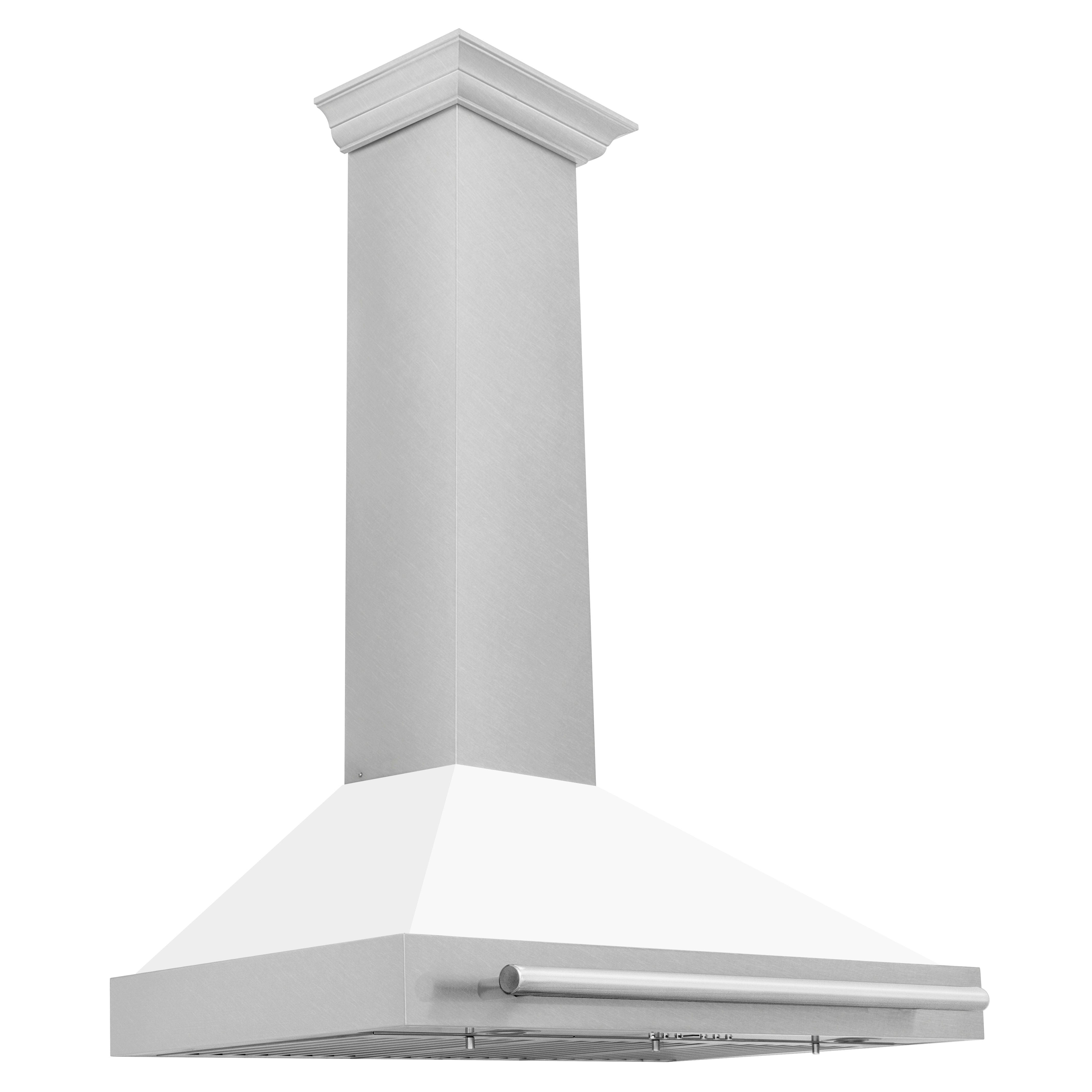 ZLINE 36 in. DuraSnow Stainless Steel Range Hood with Colored Shell Options and Stainless Steel Handle (KB4SNX-36)