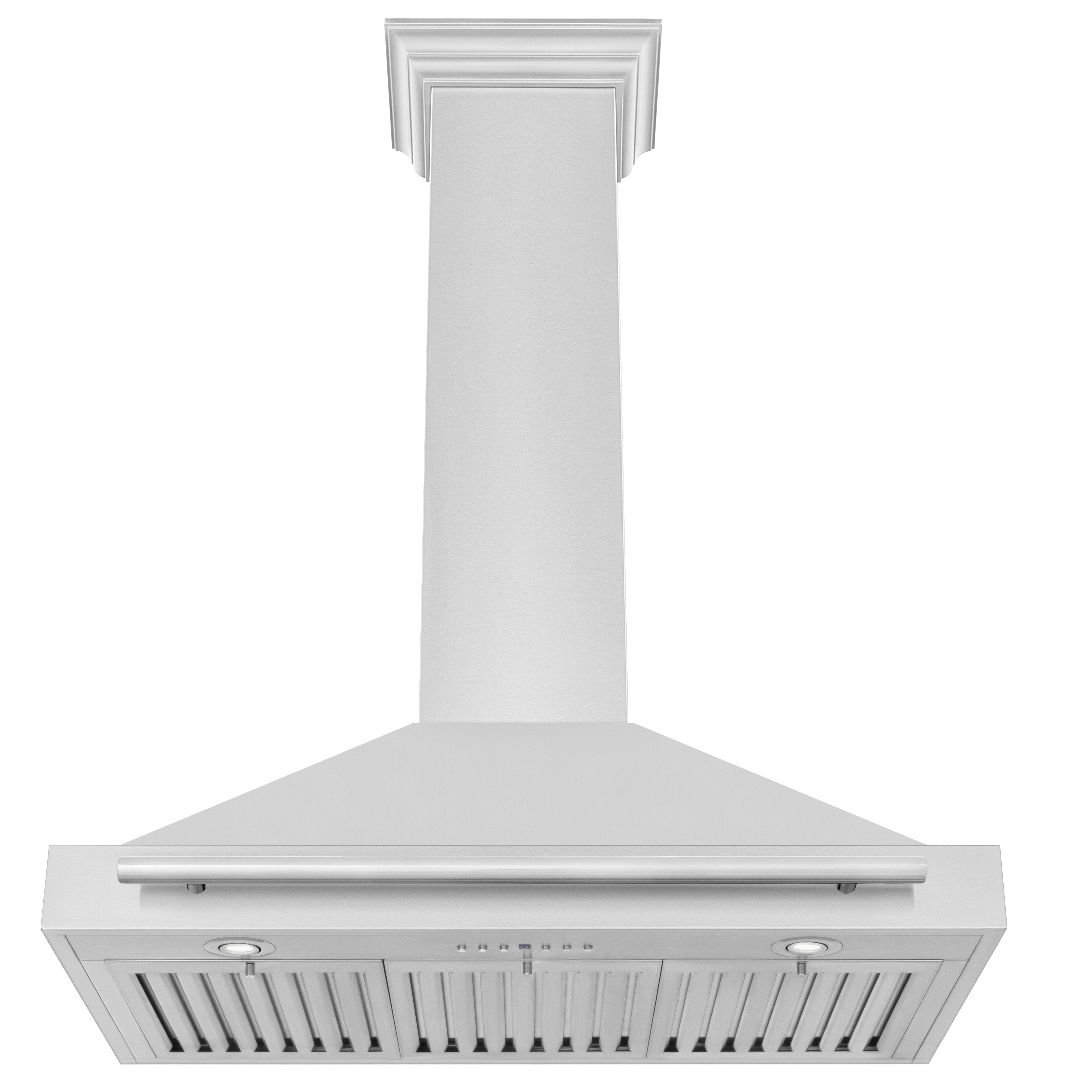 ZLINE 36 in. Stainless Steel Range Hood with Stainless Steel Handle and Color Options (KB4STX-36)