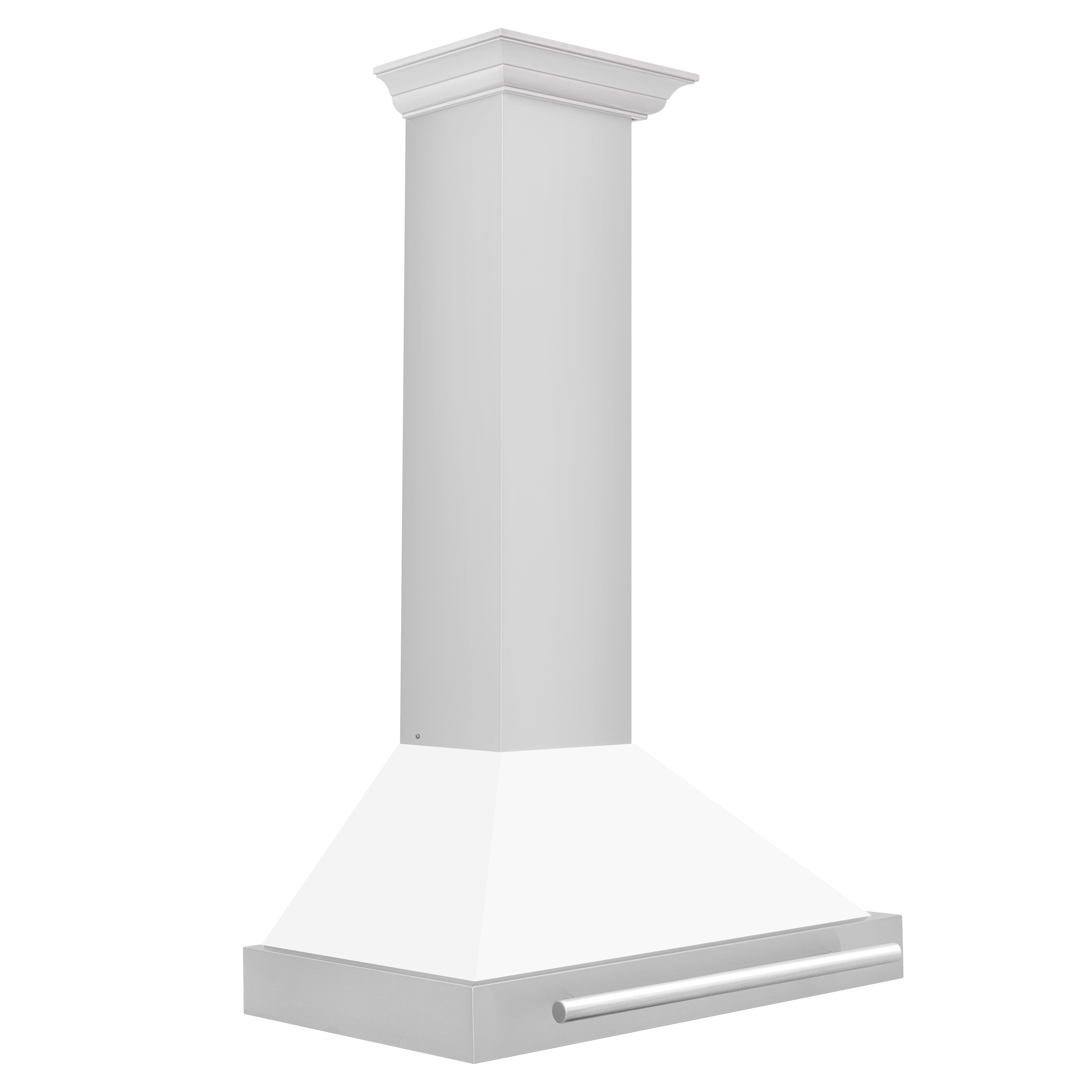 ZLINE 30 in. Stainless Steel Range Hood with Stainless Steel Handle and Colored Shell Options (KB4STX-30)