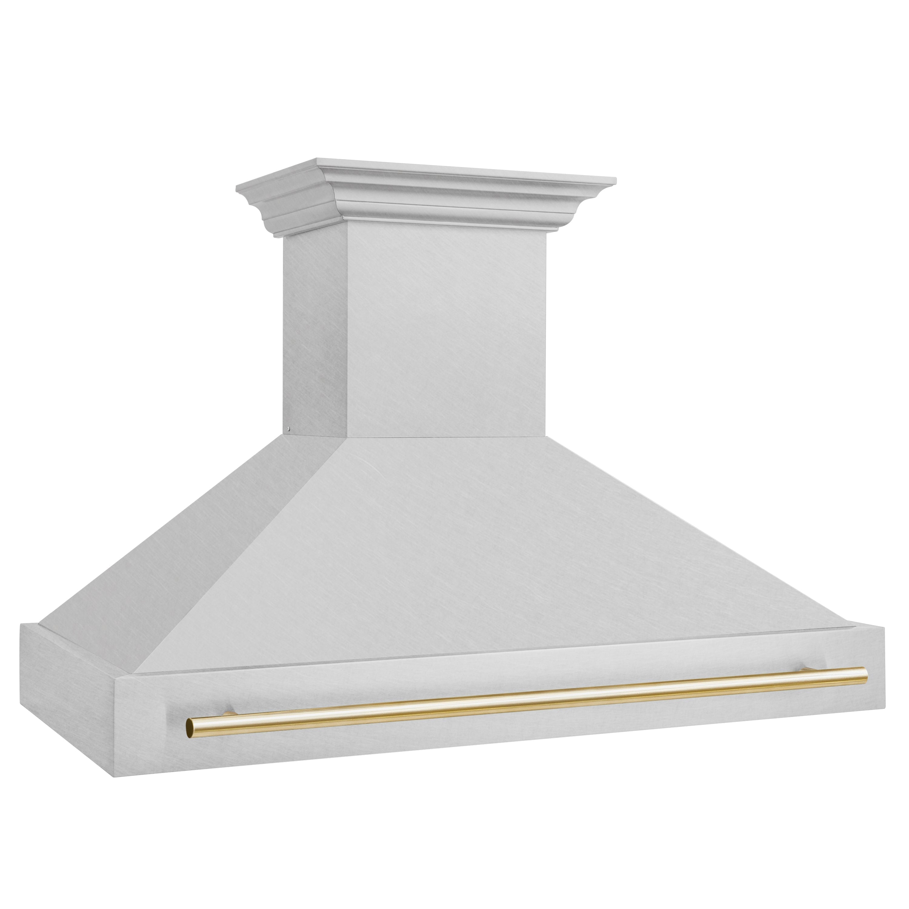 48 in. ZLINE Autograph Edition DuraSnow Stainless Steel Range Hood with DuraSnow Stainless Steel Shell (8654SNZ-48)