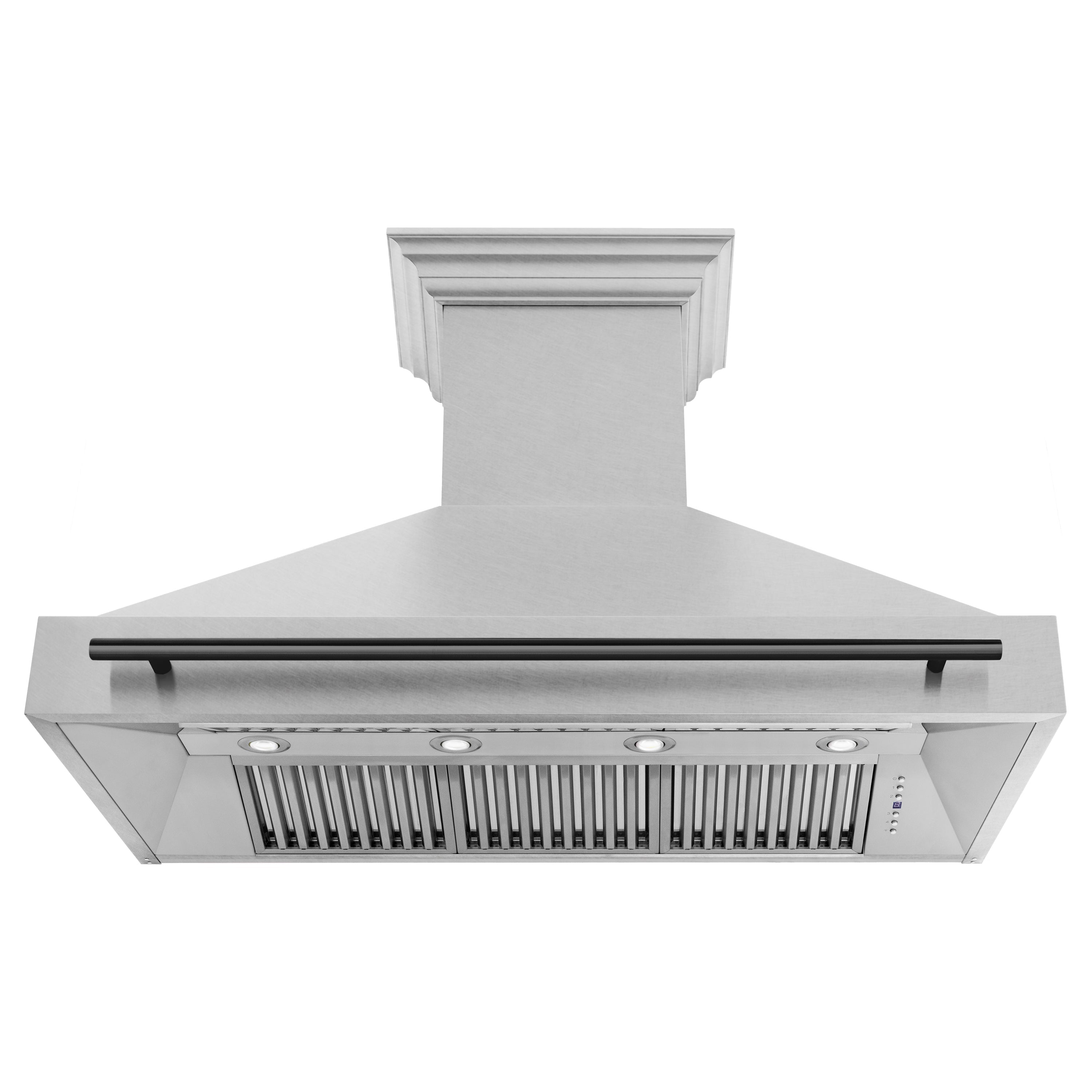 48 in. ZLINE Autograph Edition DuraSnow Stainless Steel Range Hood with DuraSnow Stainless Steel Shell (8654SNZ-48)