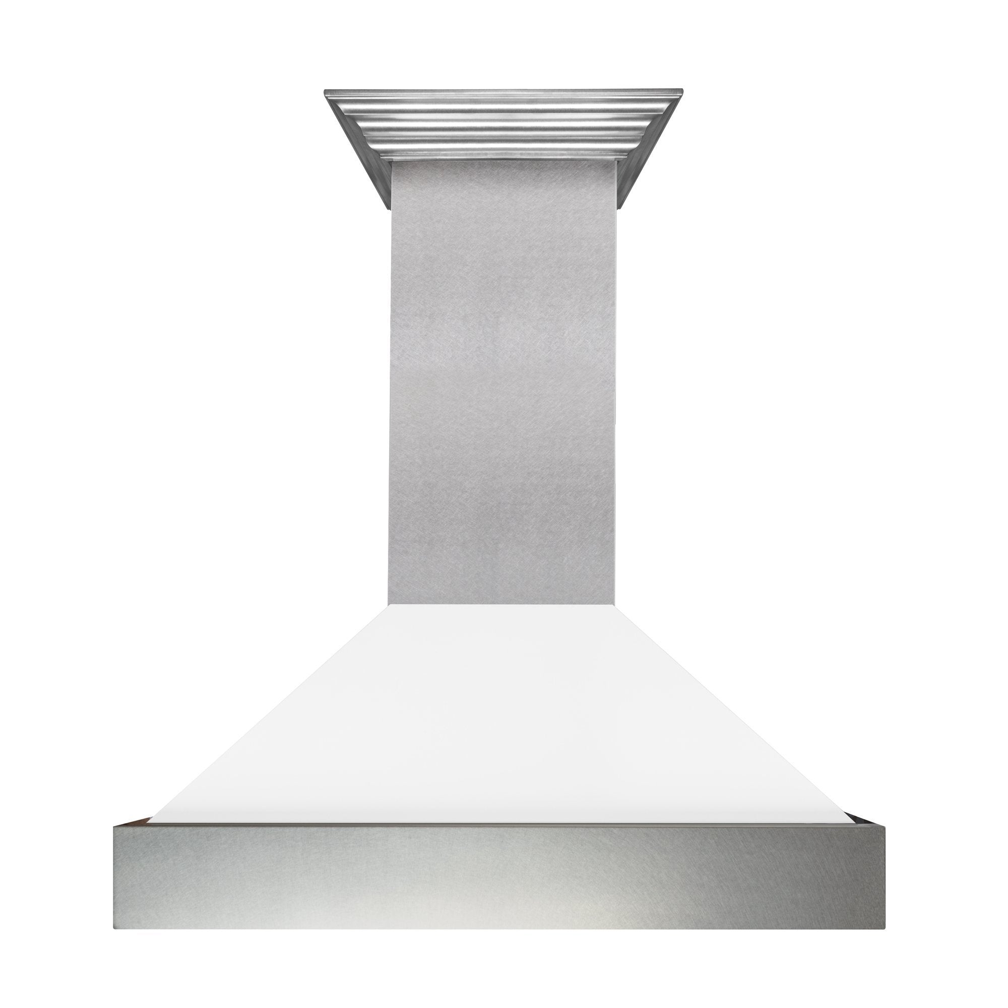 ZLINE DuraSnow® Stainless Steel Range Hood With White Matte Shell (8654WM)